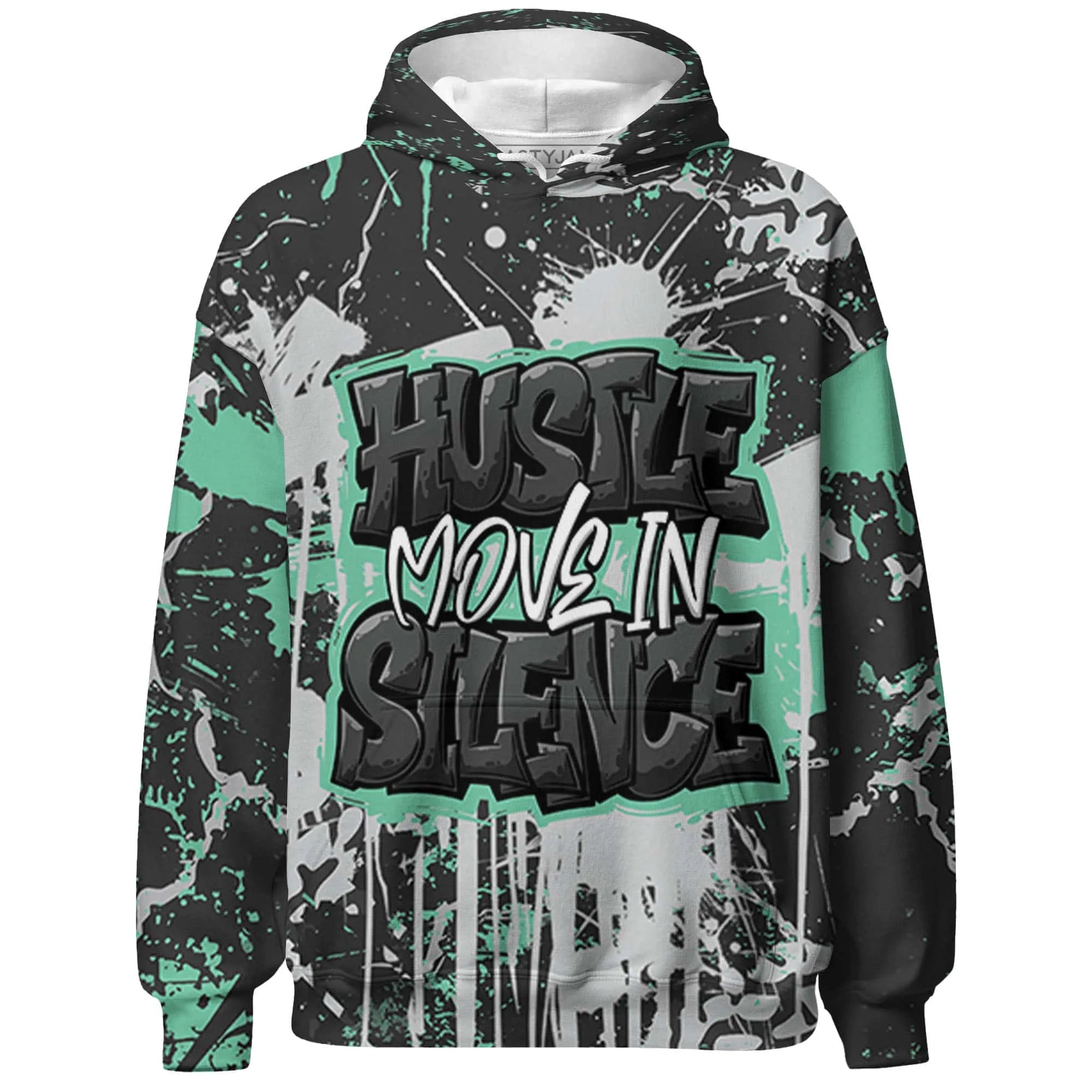 Green-Glow-3s-Hoodie-Match-Hustle-Move-In-Silence-3D