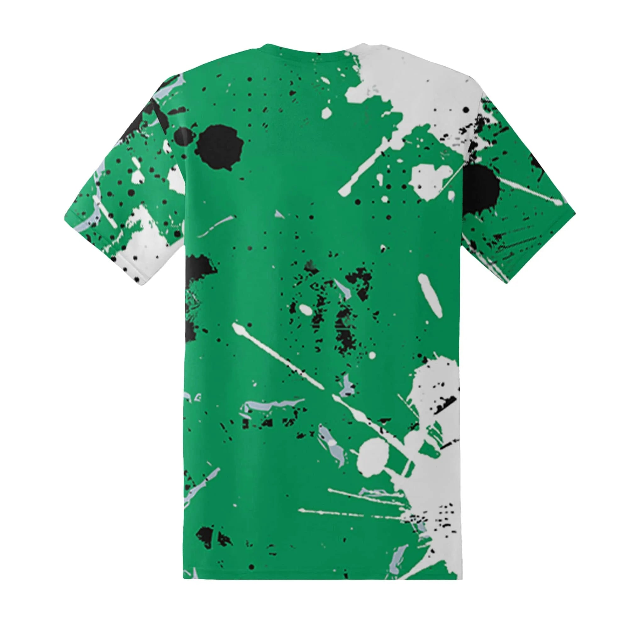 Lucky-Green-5s-T-Shirt-Match-Hustle-Move-In-Silence-3D