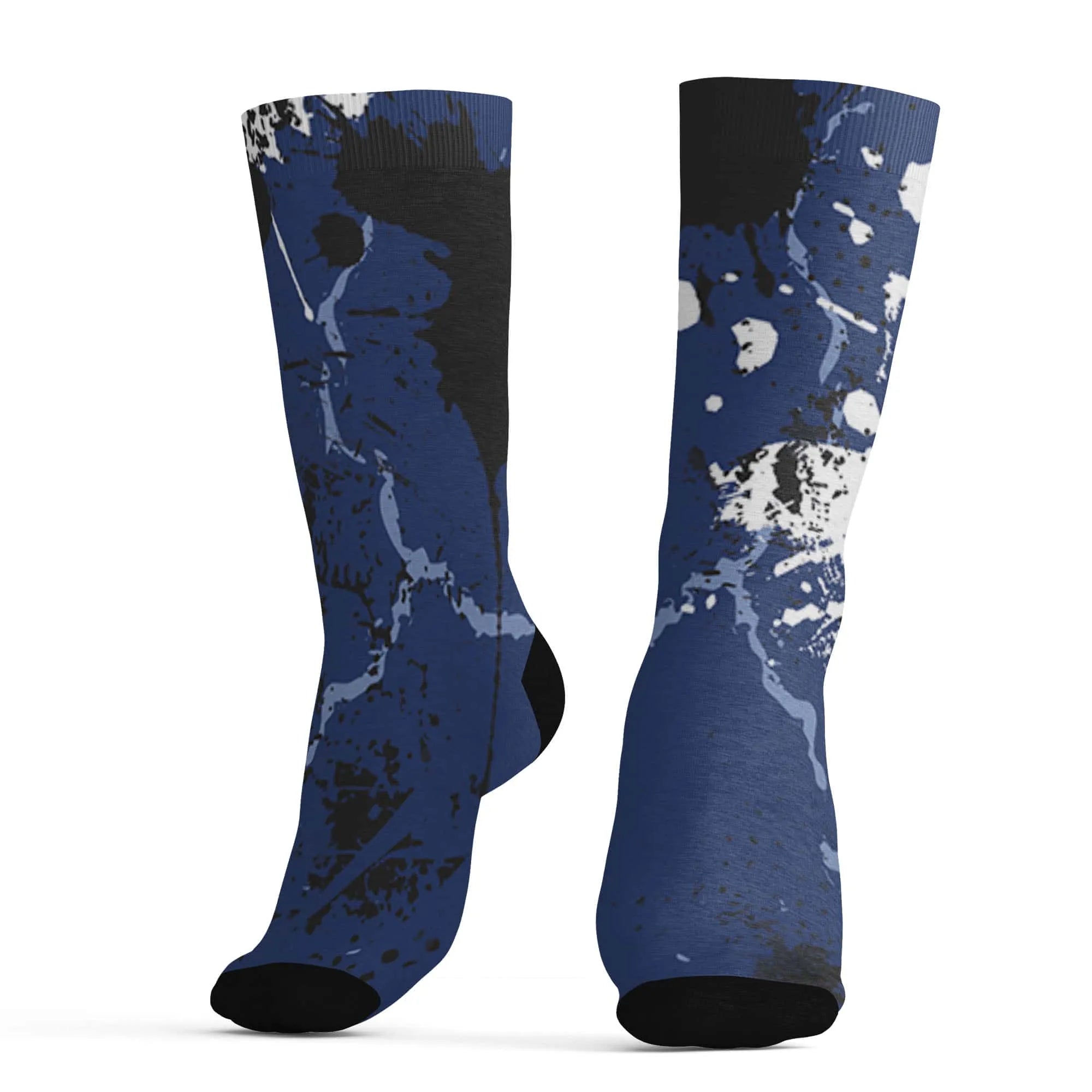 Midnight-Navy-5s-Socks-Match-Hustle-Move-In-Silence-3D