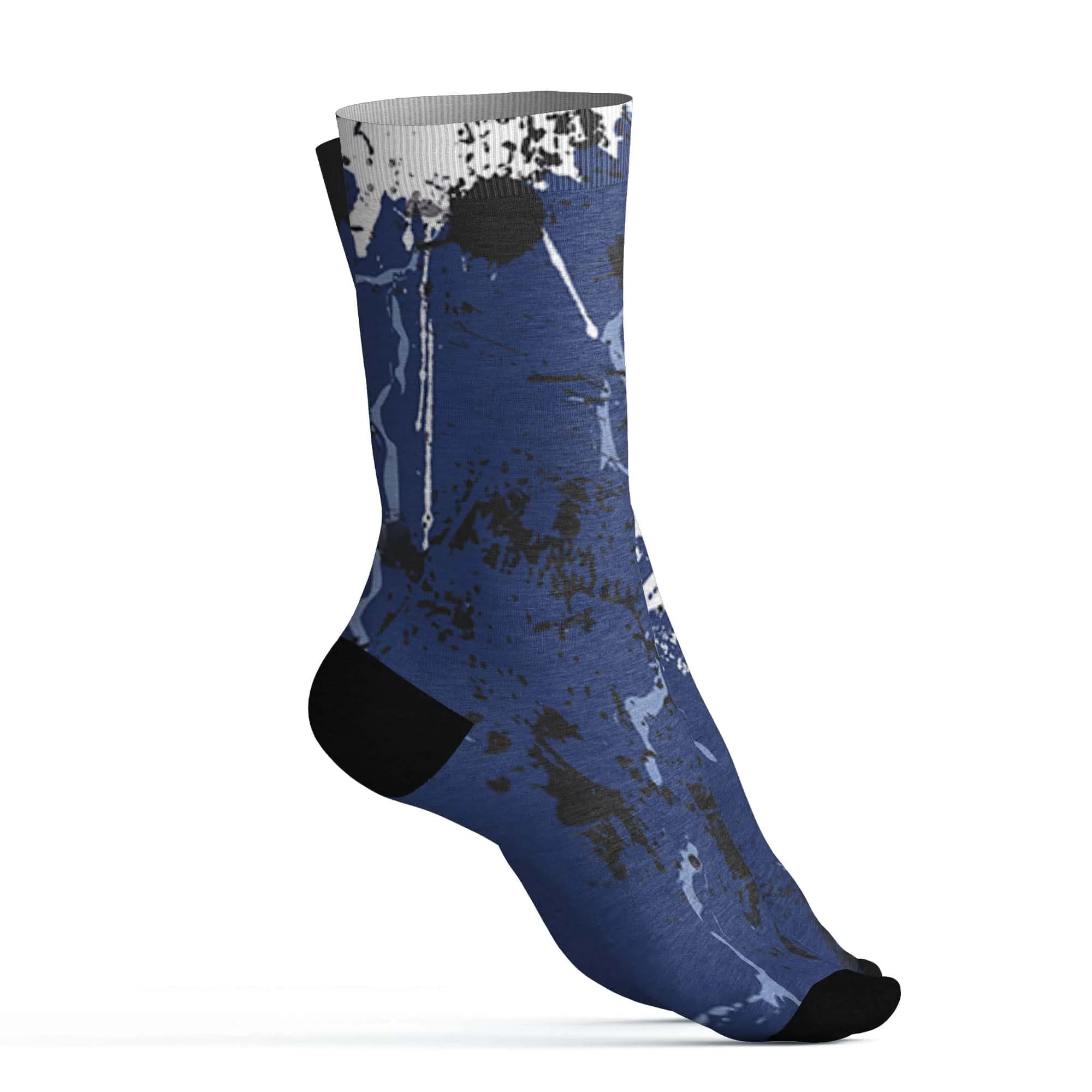 Midnight-Navy-5s-Socks-Match-Hustle-Move-In-Silence-3D