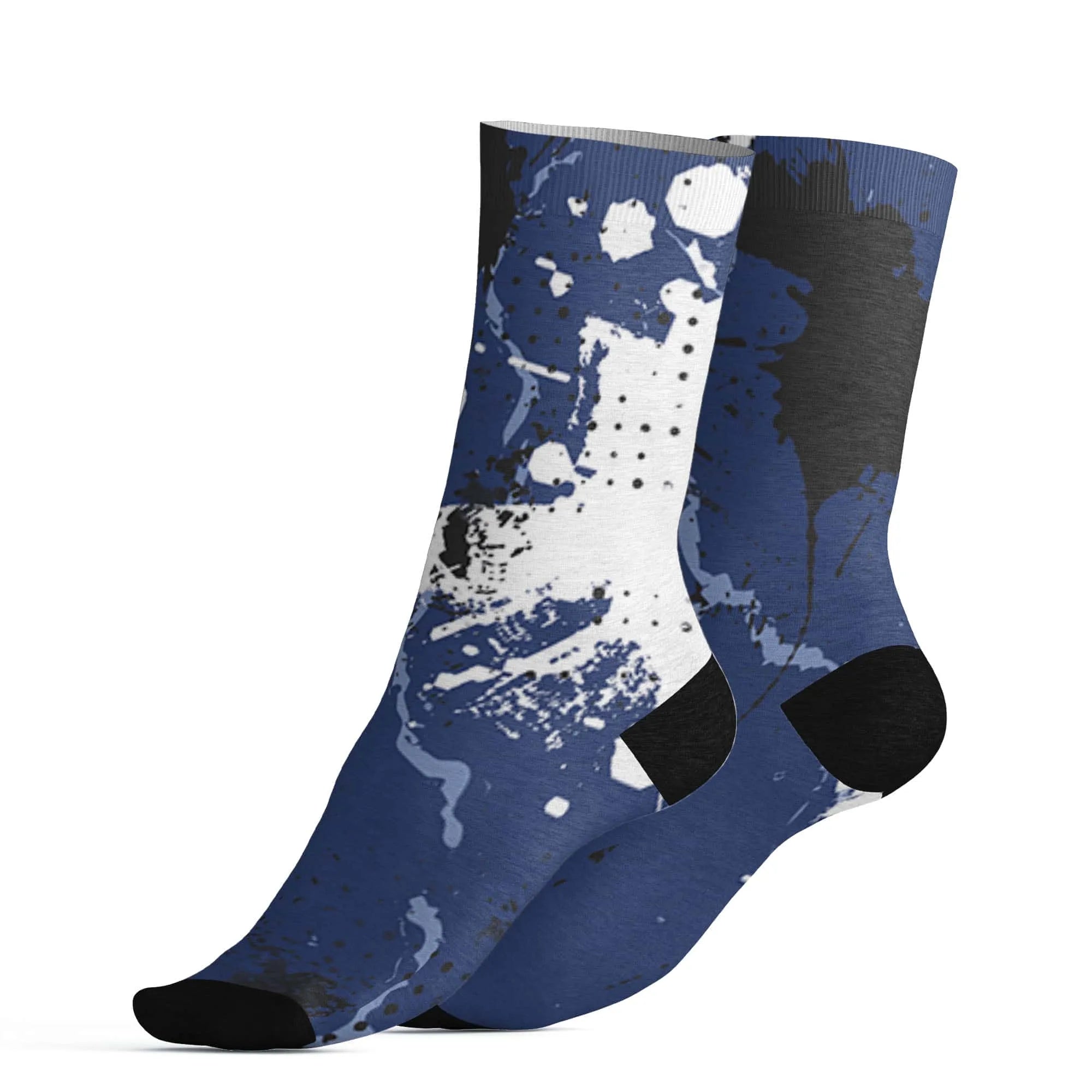 Midnight-Navy-5s-Socks-Match-Hustle-Move-In-Silence-3D