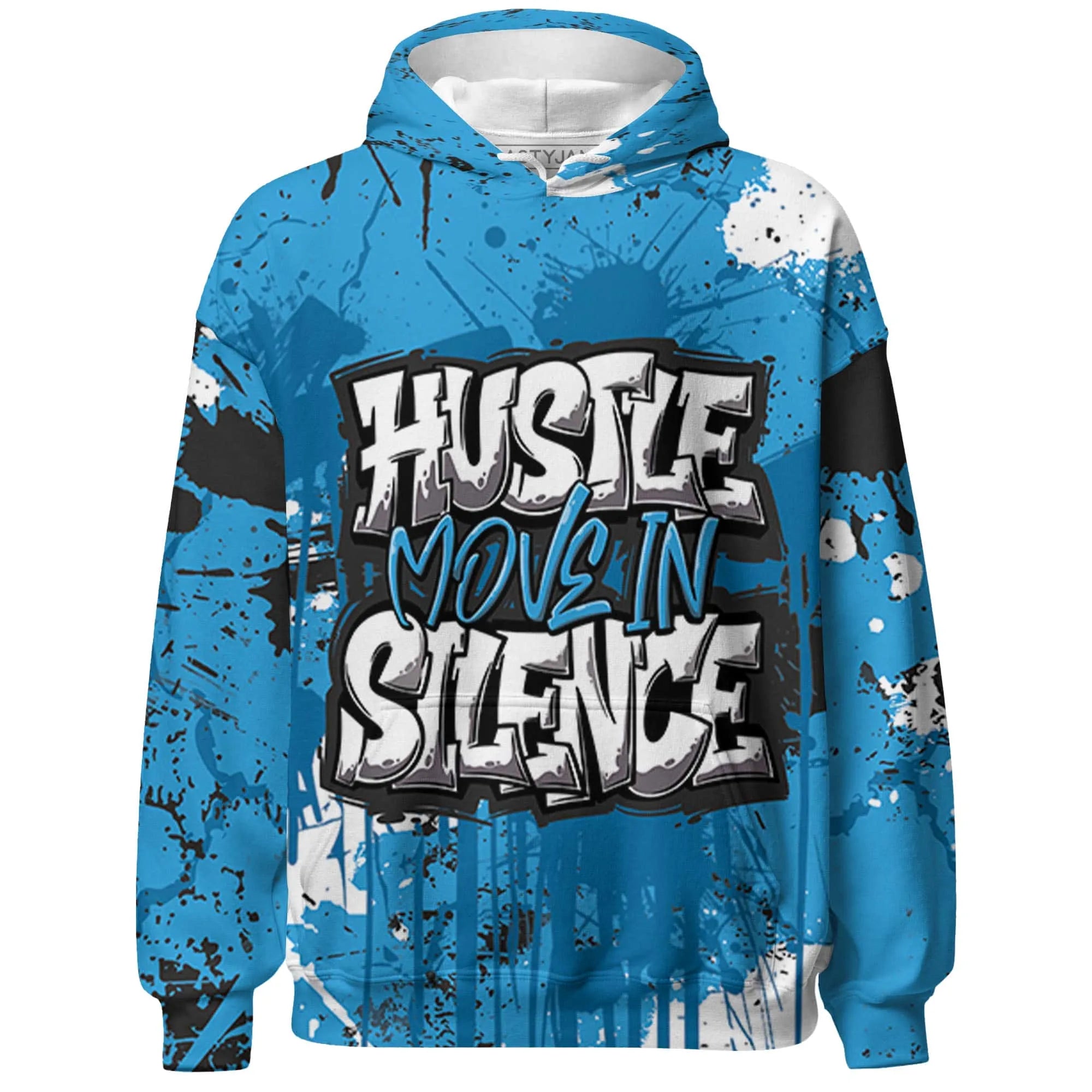 Powder-Blue-9s-Hoodie-Match-Hustle-Move-In-Silence-3D