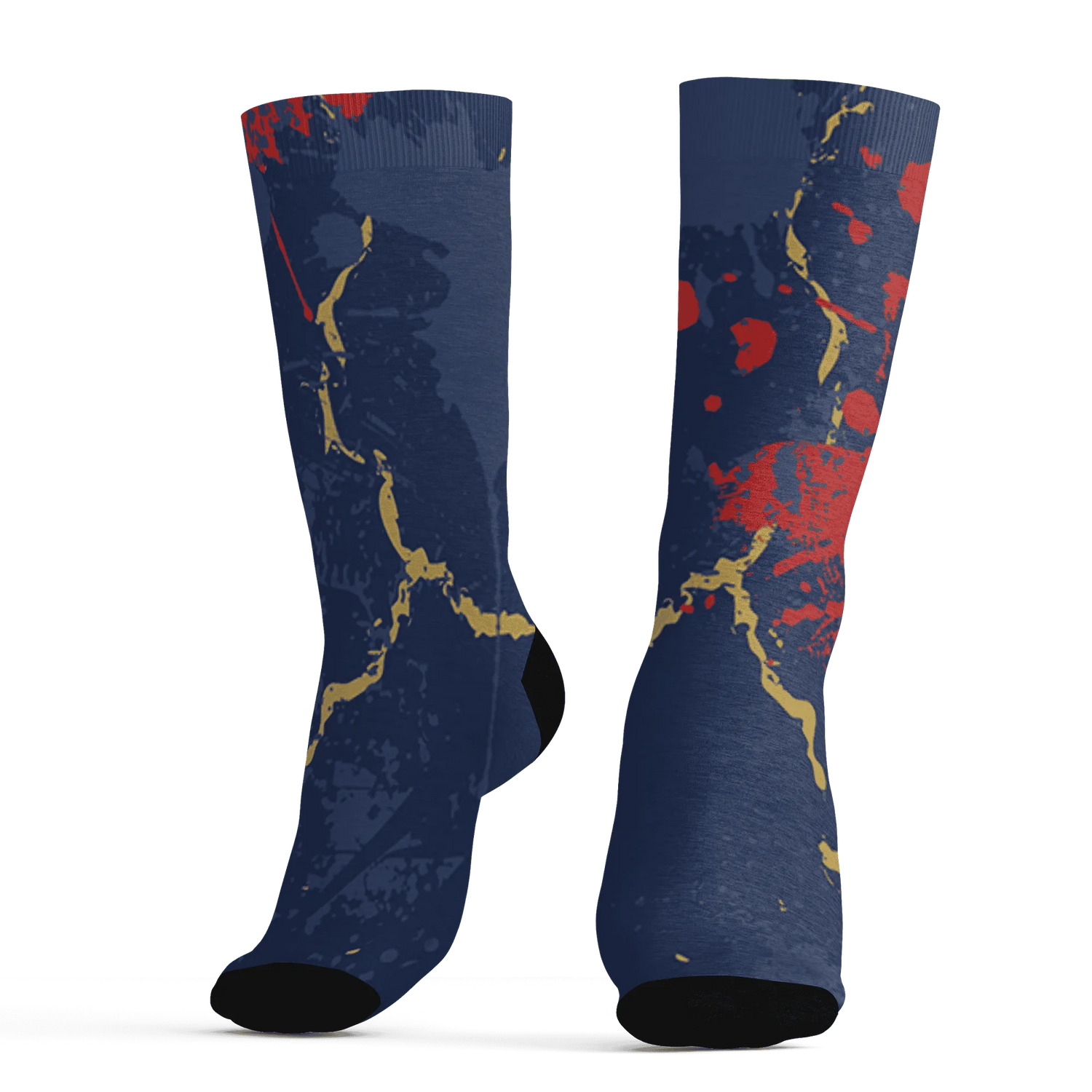 VaporMax-Air-Plus-Midnight-Navy-Gold-Black-Socks-Match-Hustle-Move-In-Silence-3D