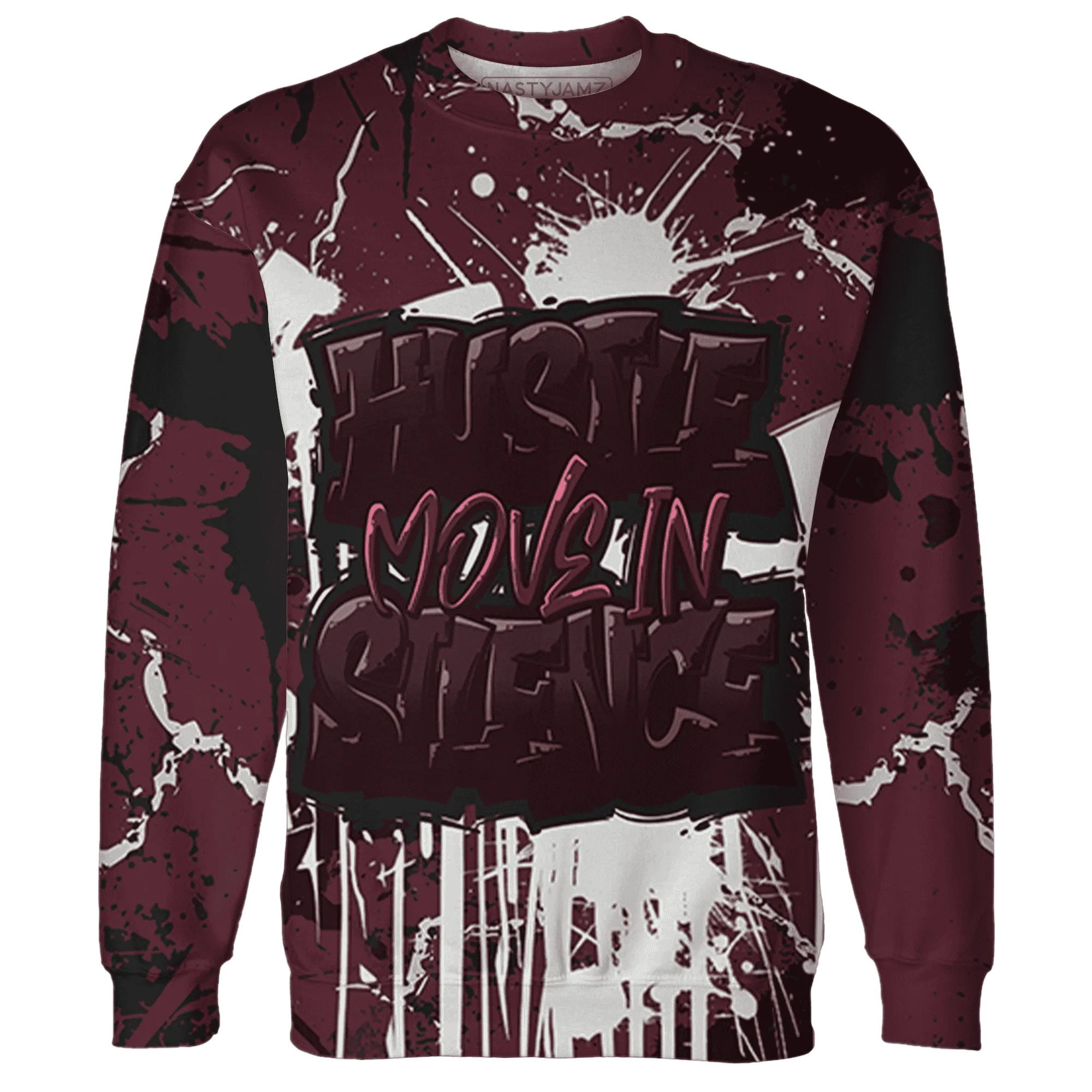 VaporMax-Night-Maron-Burgundy-Sweatshirt-Match-Hustle-Move-In-Silence-3D