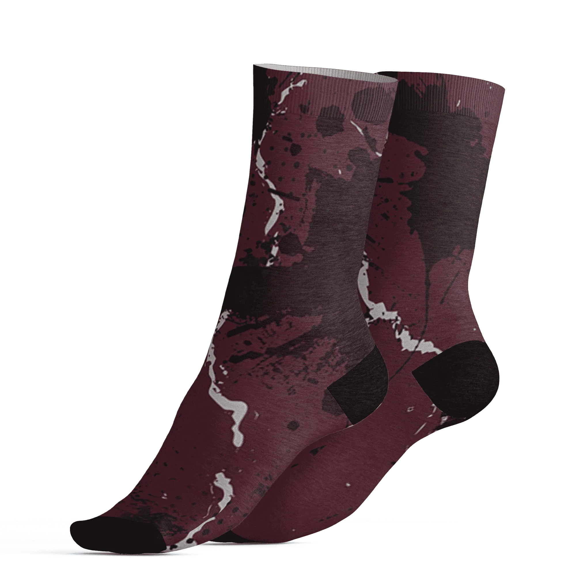 VaporMax-Night-Maron-Burgundy-Socks-Match-Hustle-Move-In-Silence-3D