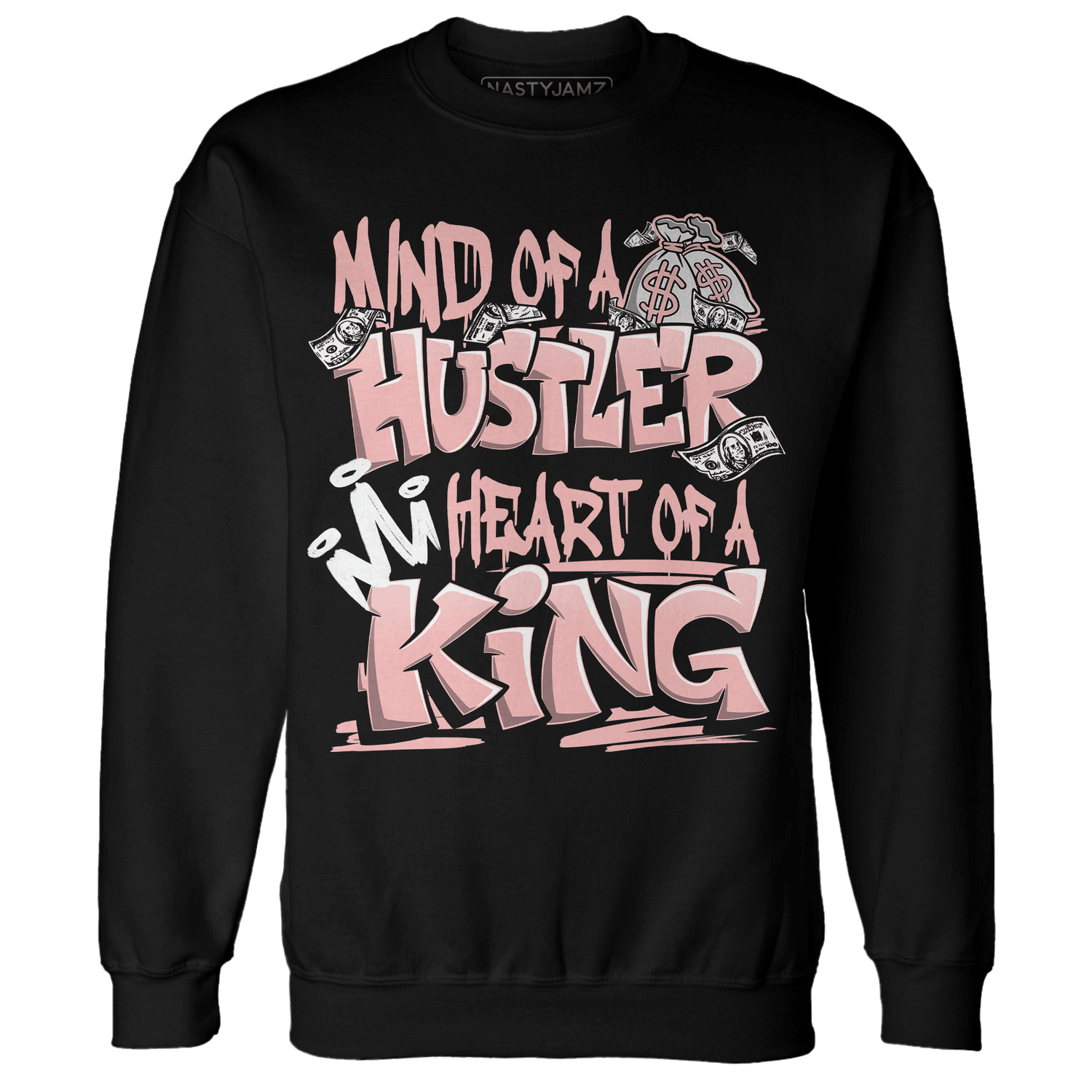 Low Legend Pink 11s Sweatshirt Match Hustler Heart King - NastyJamz