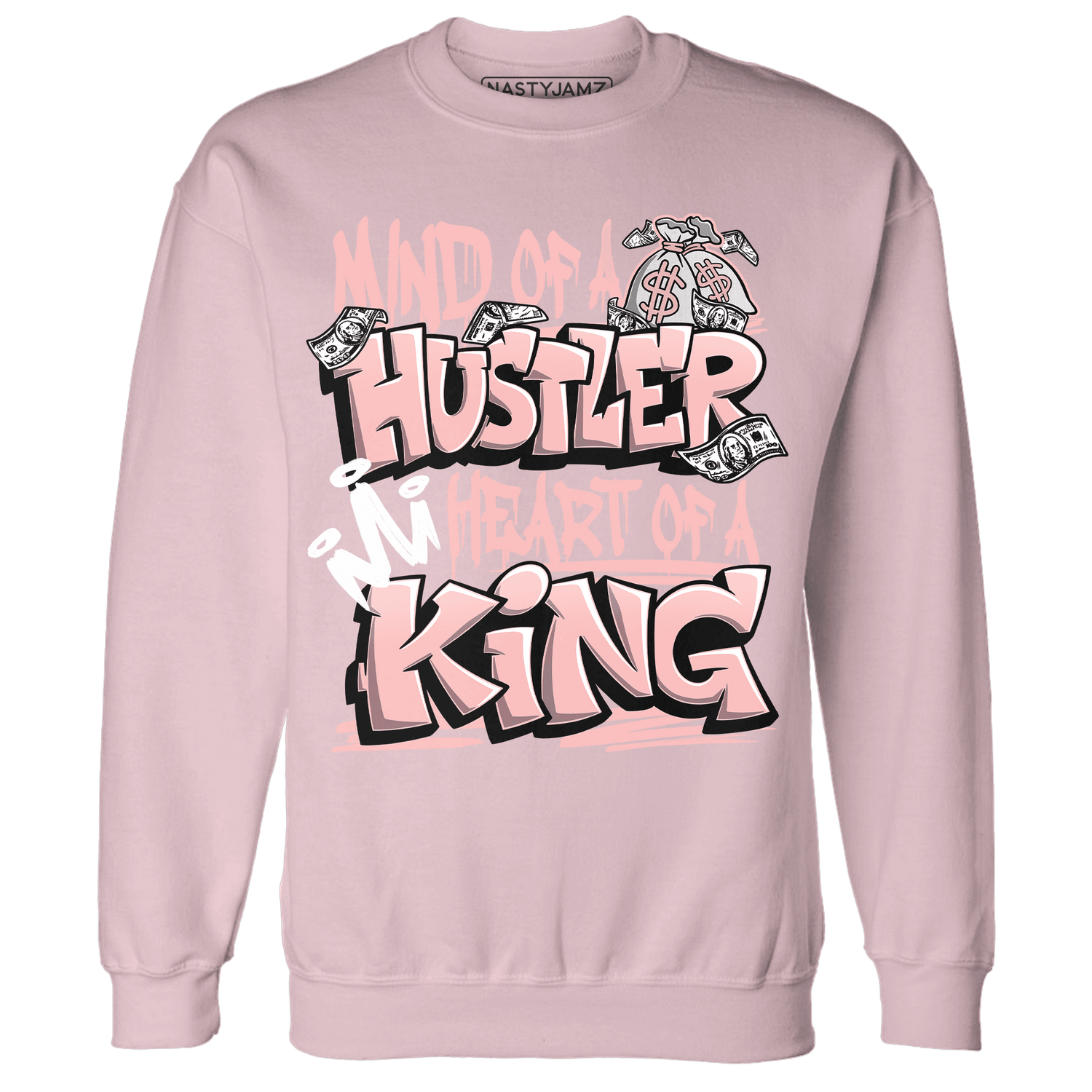 Low Legend Pink 11s Sweatshirt Match Hustler Heart King - NastyJamz