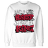Retro Red Taxi 12s Sweatshirt Match Hustler Heart King - NastyJamz