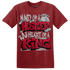 Retro Red Taxi 12s T Shirt Match Hustler Heart King - NastyJamz