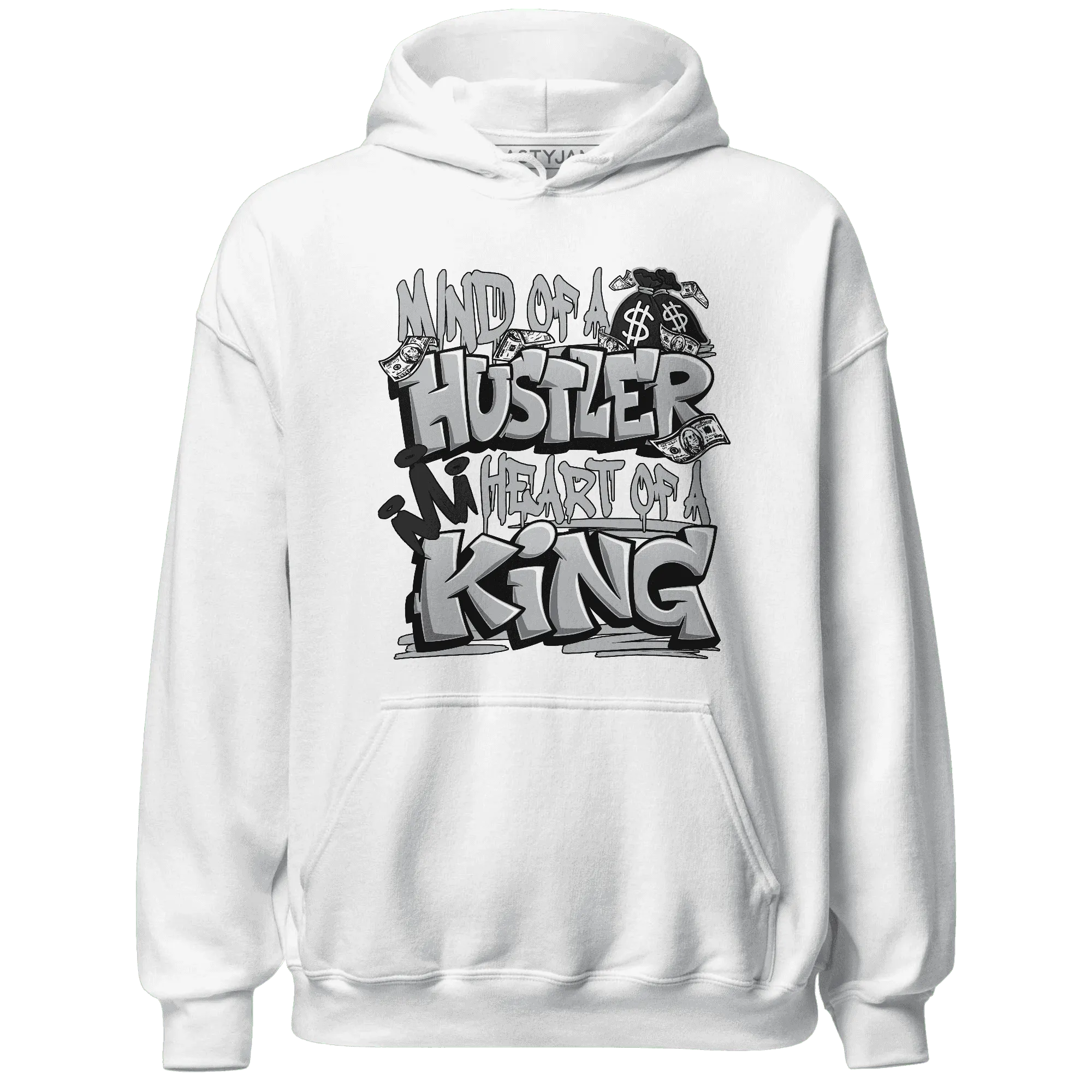 NastyJamz-Wolf-Grey-12s-Hoodie-Match-Hustler-Heart-King