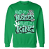 High OG Green Glow 1s Sweatshirt Match Hustler Heart King - NastyJamz