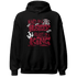 High White Team Red 1s Hoodie Match Hustler Heart King - NastyJamz