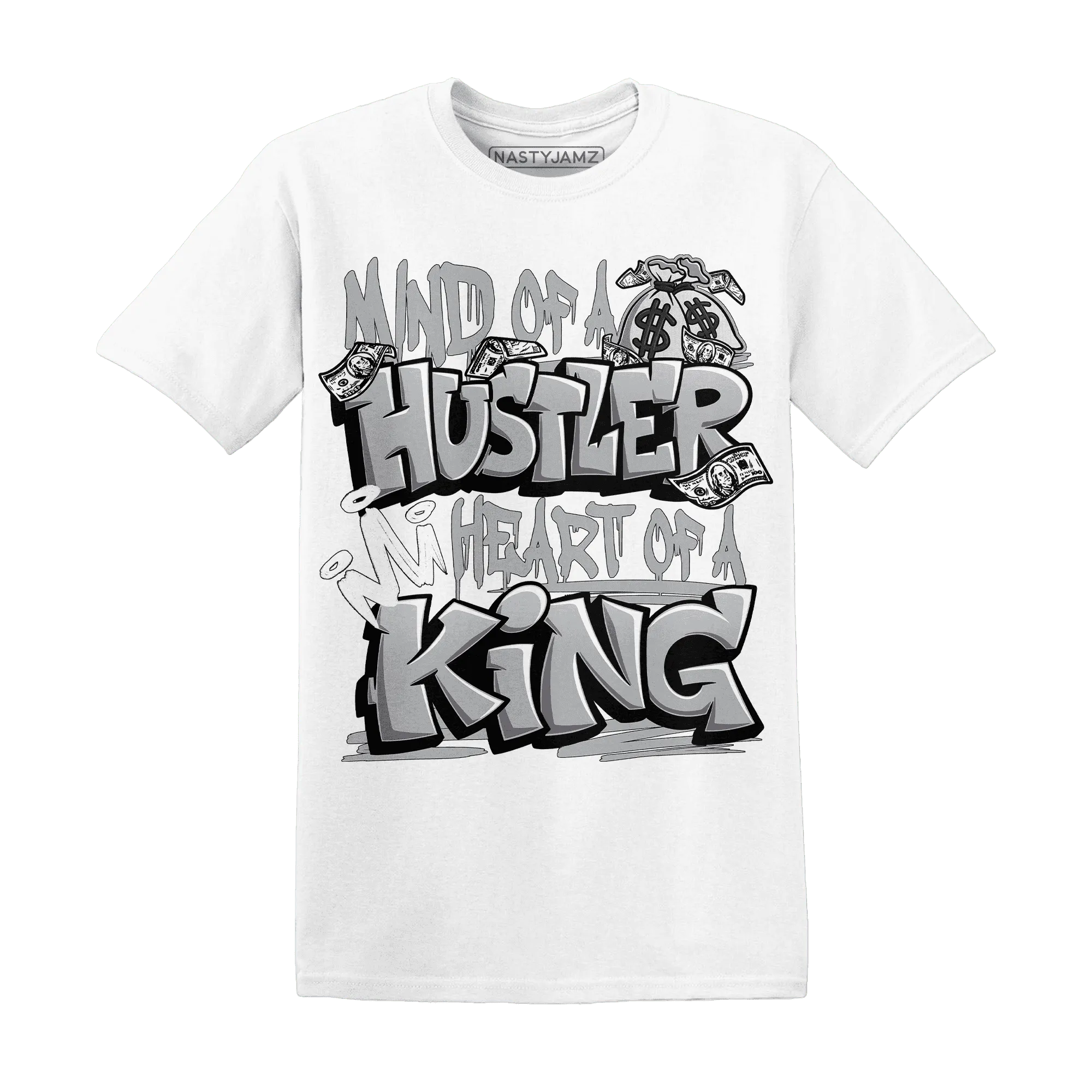 Wolf-Grey-1s-T-Shirt-Match-Hustler-Heart-King
