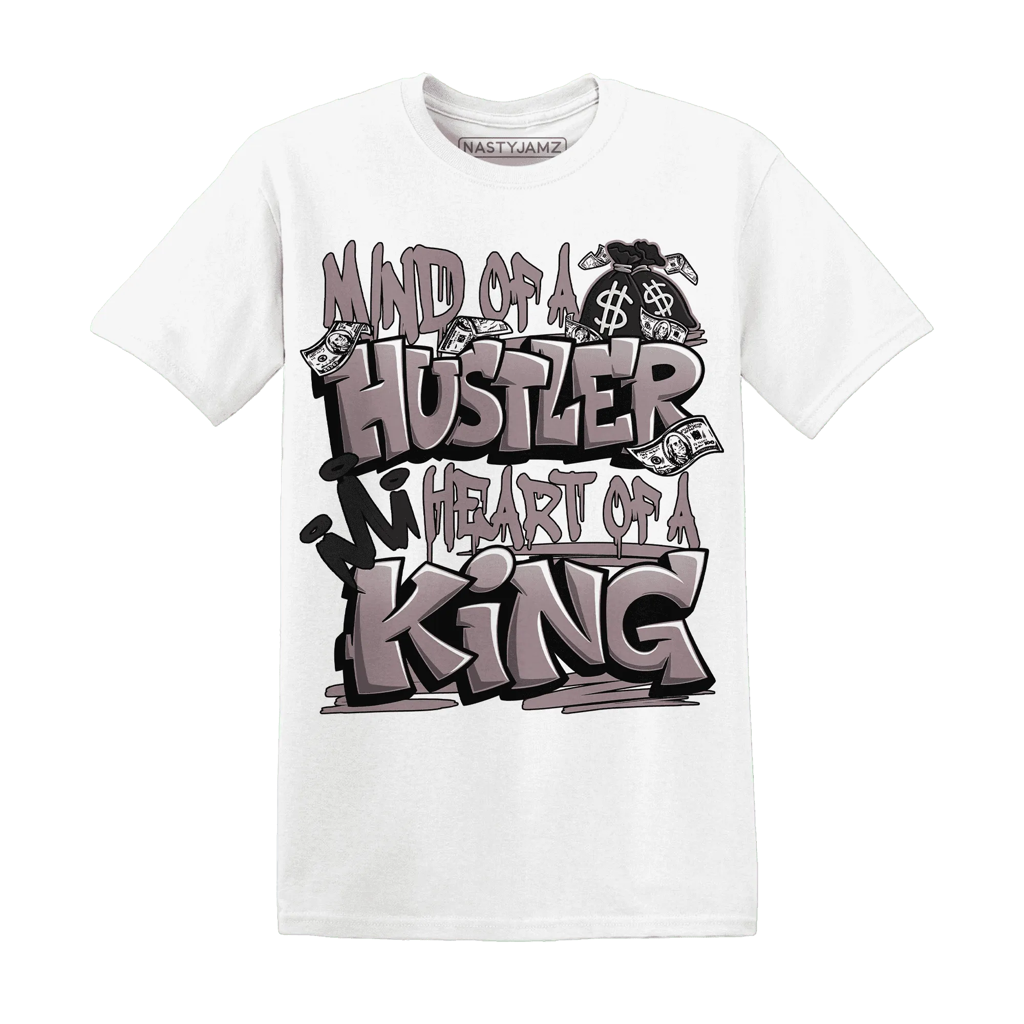 NastyJamz-Black-Violet-Ore-3s-T-Shirt-Match-Hustler-Heart-King