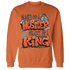 Georgia Peach 3s Sweatshirt Match Hustler Heart King - NastyJamz
