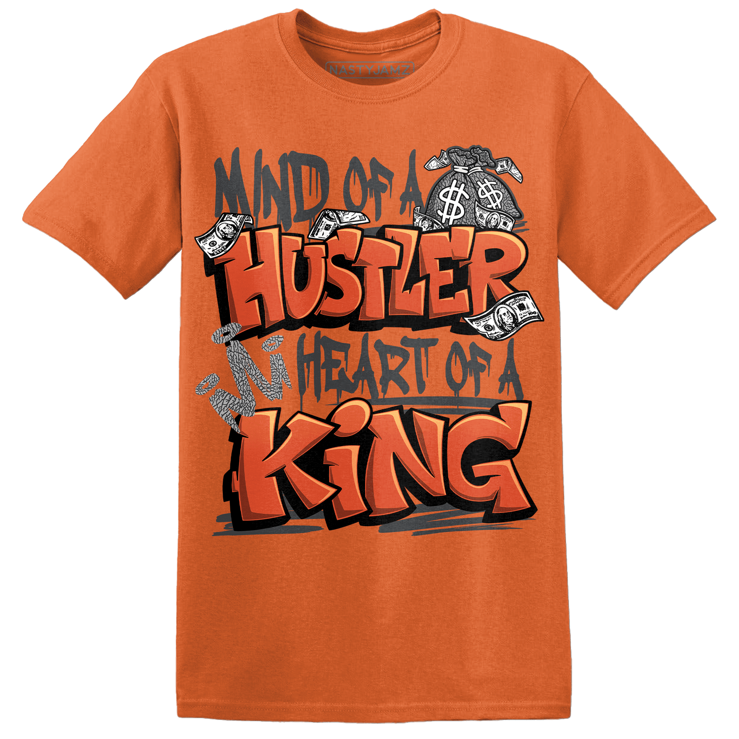 Georgia Peach 3s T Shirt Match Hustler Heart King - NastyJamz