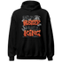 Georgia Peach 3s Hoodie Match Hustler Heart King - NastyJamz