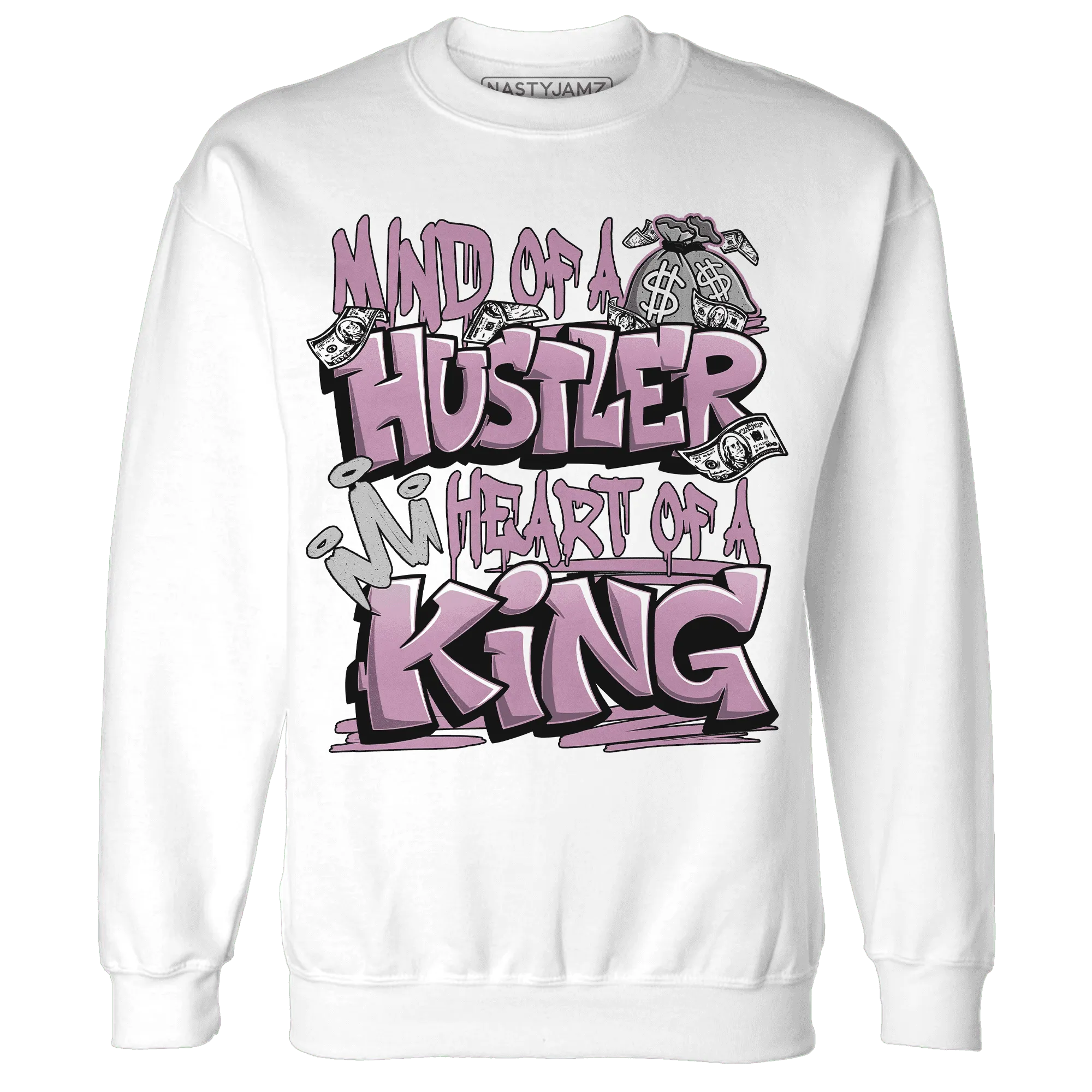 Orchid-Neutral-Grey-Black-White-4s-NastyJamz-Sweatshirt-Match-Hustler-Heart-King