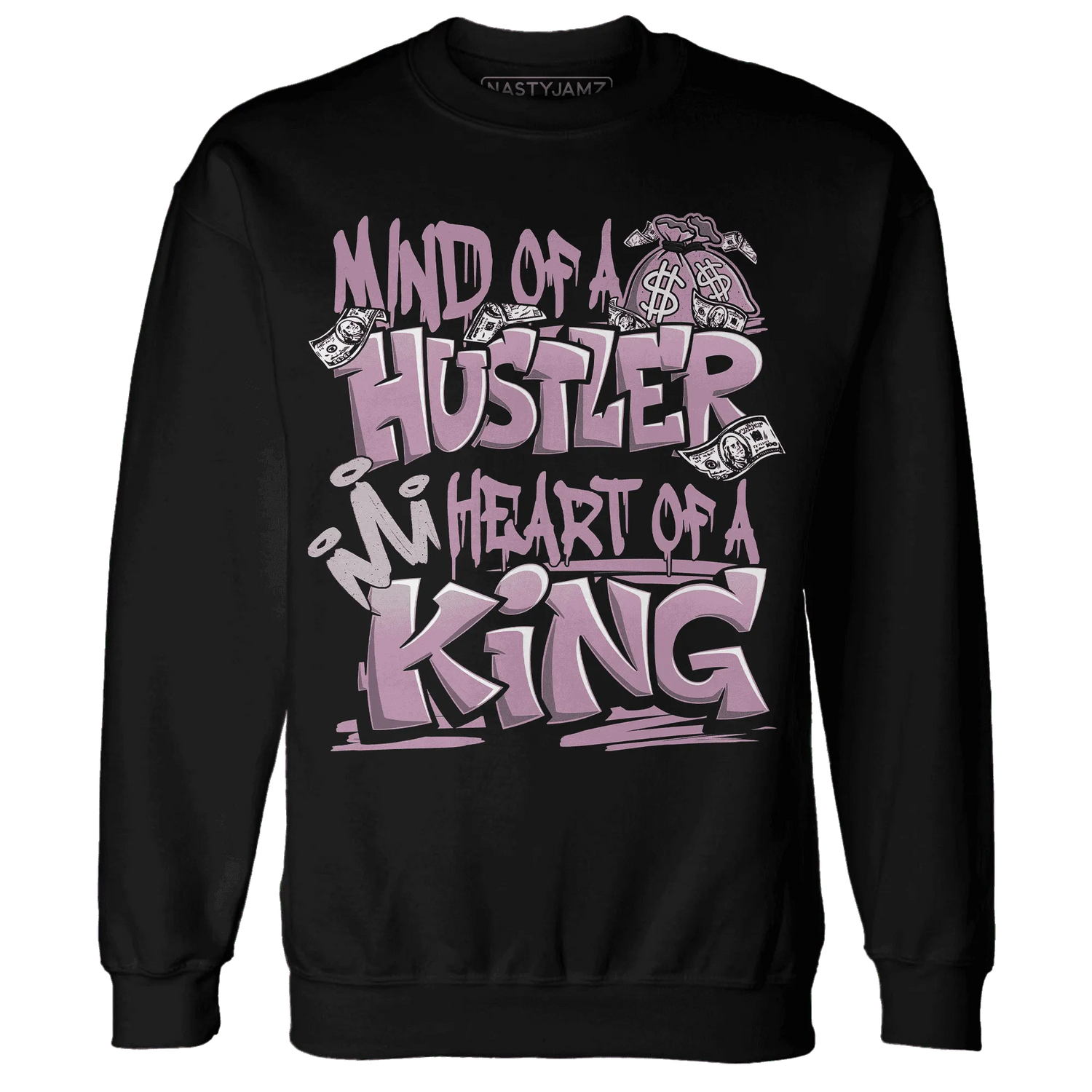 Orchid-Neutral-Grey-Black-White-4s-NastyJamz-Sweatshirt-Match-Hustler-Heart-King
