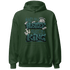 Oxidized Green 4s Hoodie Match Hustler Heart King - NastyJamz