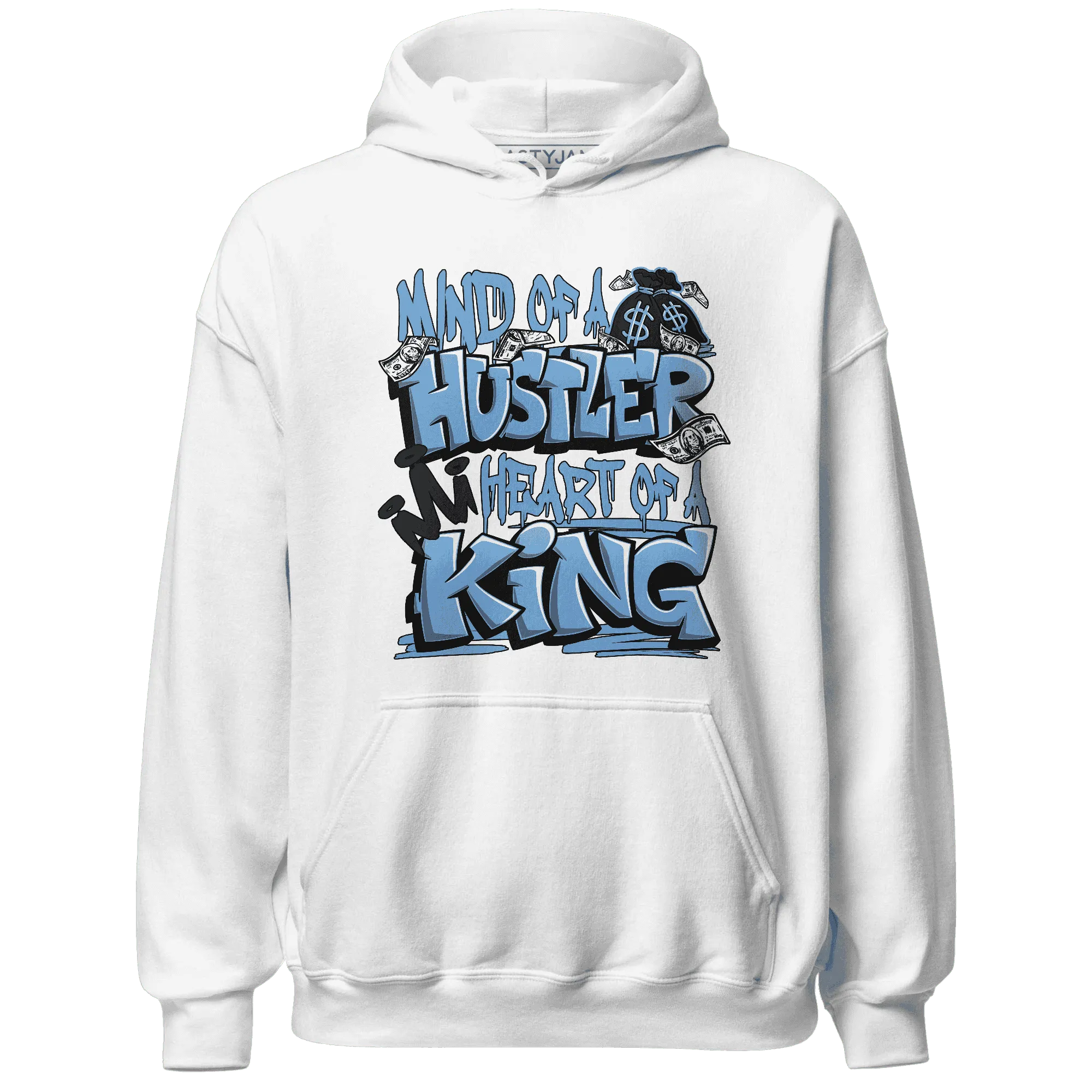 NastyJamz-AM-Plus-Black-Univercitii-Blue-Hoodie-Match-Hustler-Heart-King