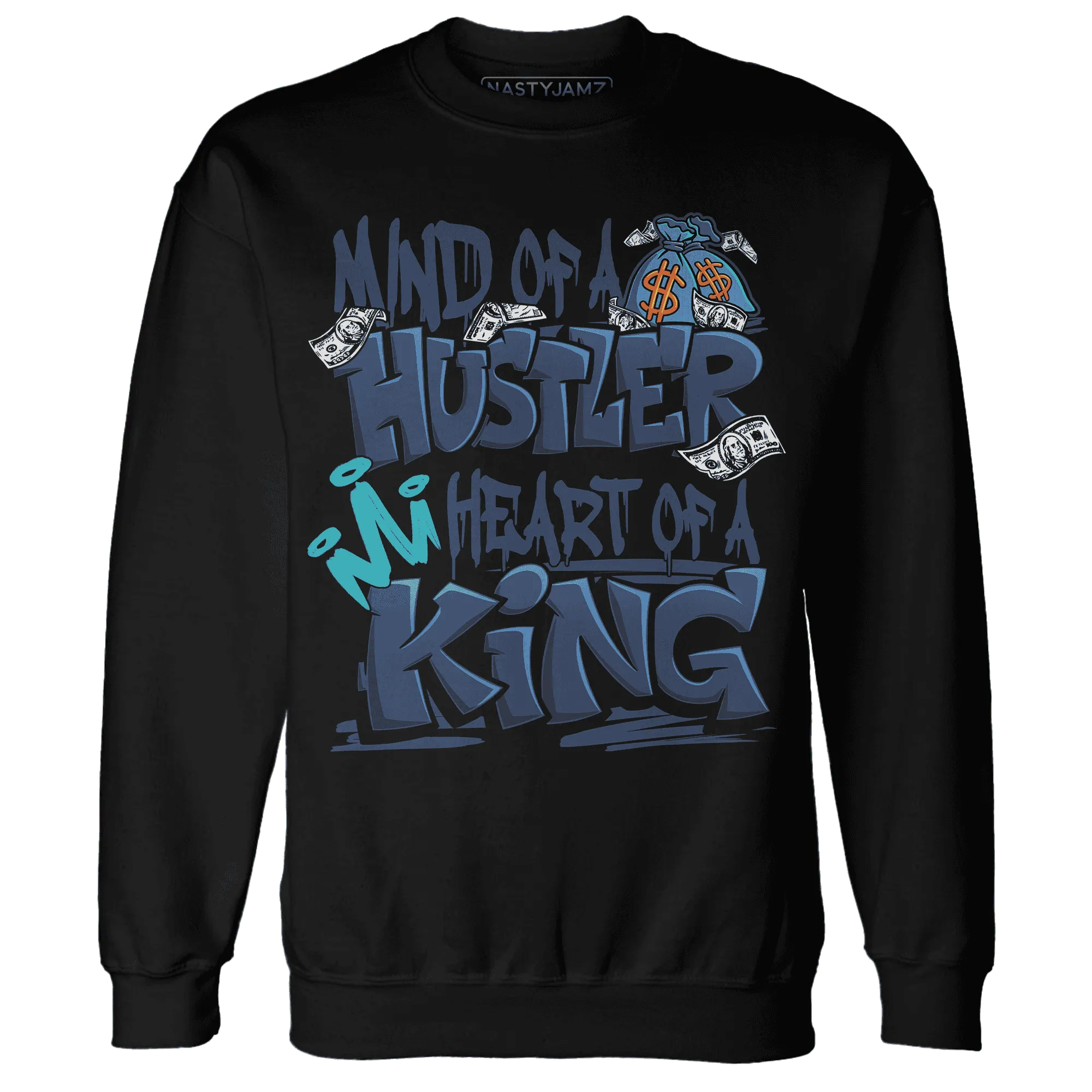 NastyJamz-AM-Plus-Drift-Midnight-Navy-Total-Orange-Dusty-Cactus-Sweatshirt-Match-Hustler-Heart-King