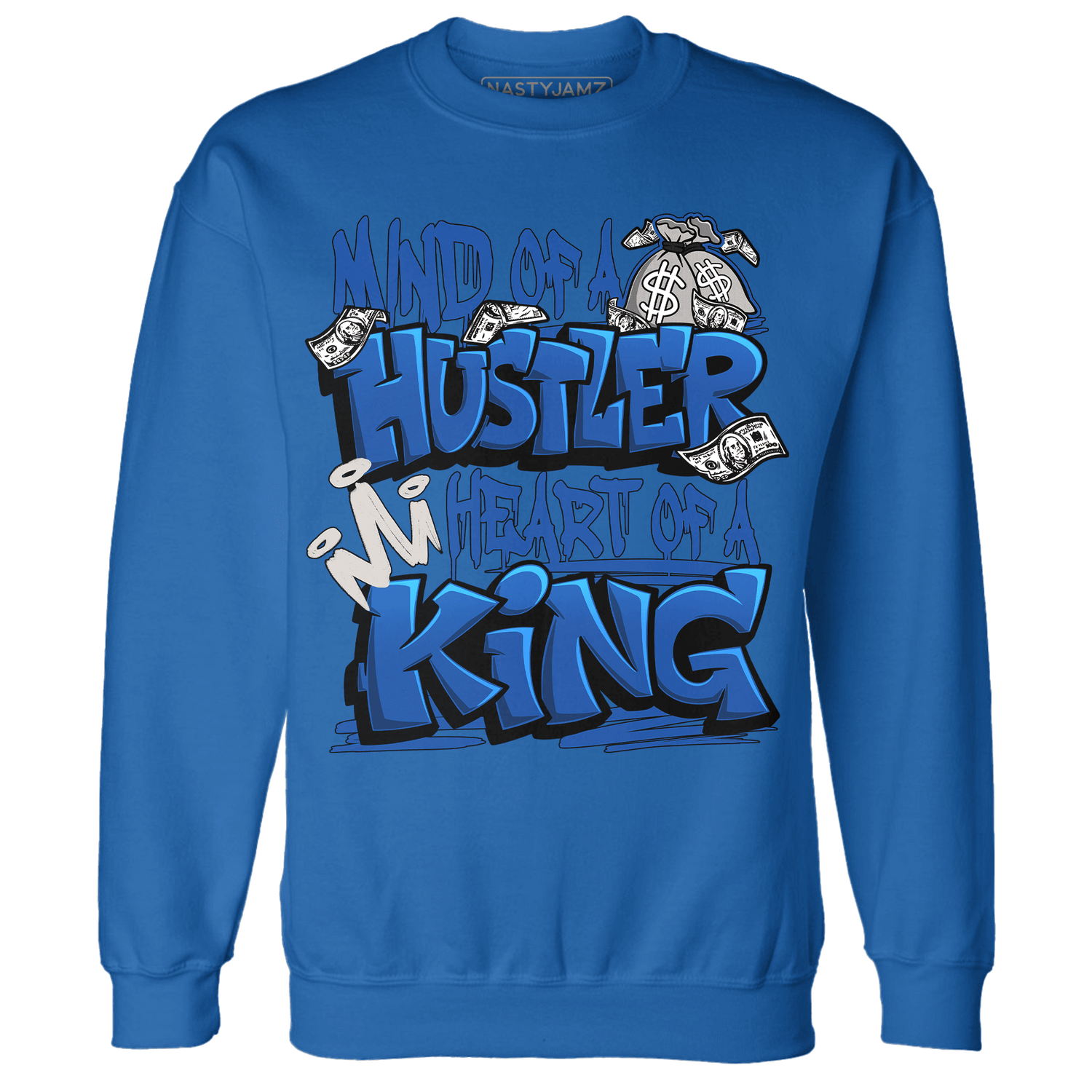 Air Max 1 86 Royal Sweatshirt Match Hustler Heart King - NastyJamz