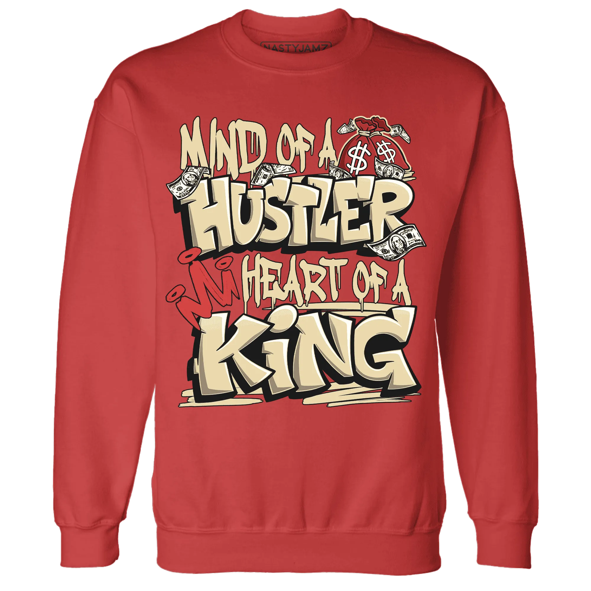 Dunk-Strawberry-Waffle-NastyJamz-Sweatshirt-Match-Hustler-Heart-King