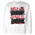 Jumman Jack Universityy Red Sweatshirt Match Hustler Heart King - NastyJamz