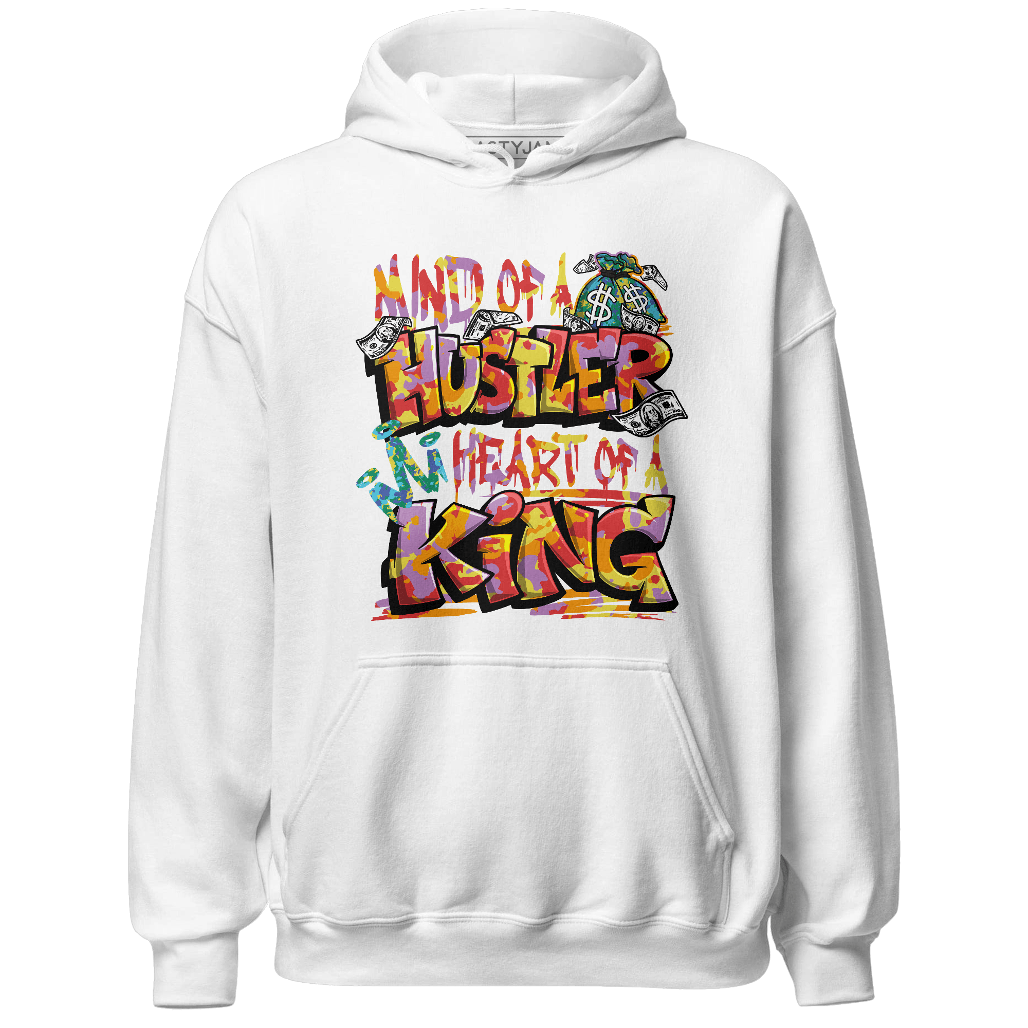 Mid GS Six Championships 1s Hoodie Match Hustler Heart King - NastyJamz