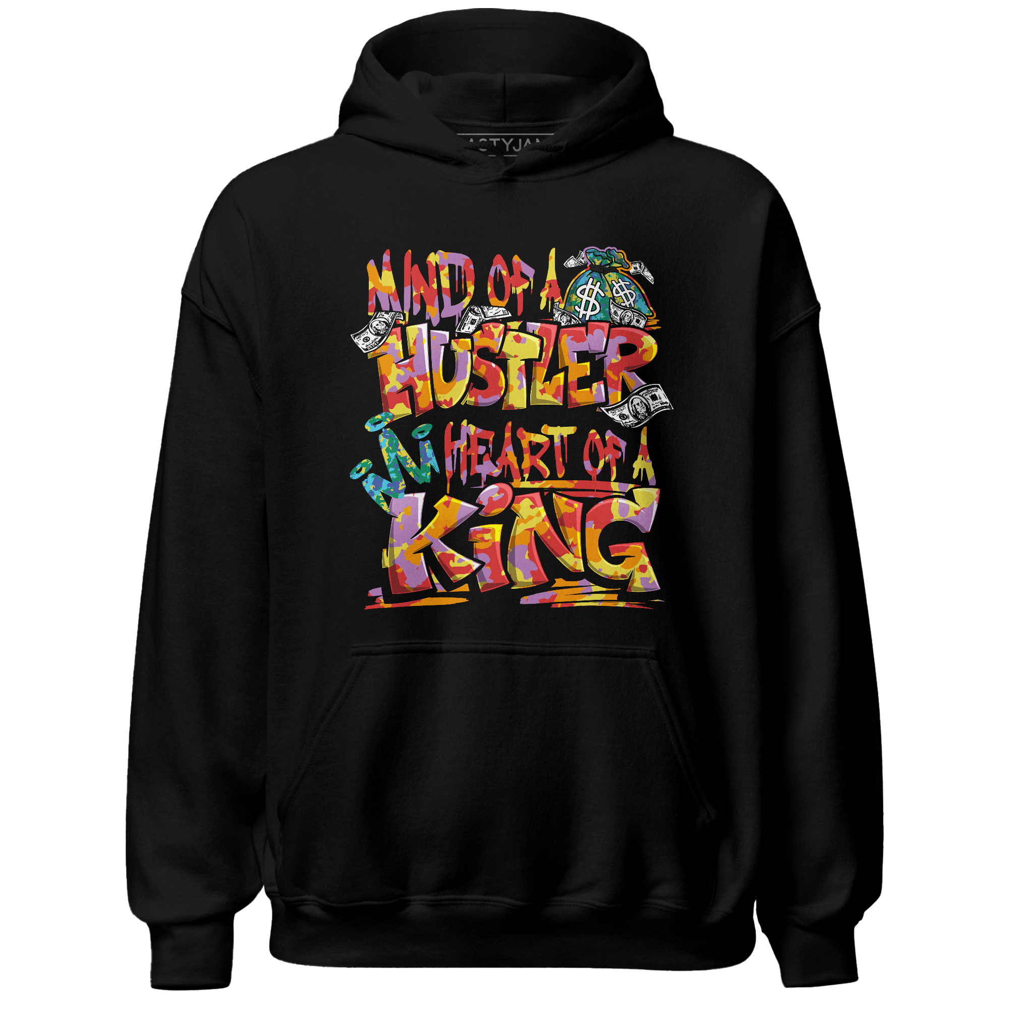 Mid GS Six Championships 1s Hoodie Match Hustler Heart King - NastyJamz