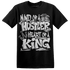 Retro High OG Black White 1s T Shirt Match Hustler Heart King - NastyJamz