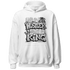 Retro High OG Black White 1s Hoodie Match Hustler Heart King - NastyJamz