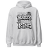 Retro High OG Black White 1s Hoodie Match Hustler Heart King - NastyJamz