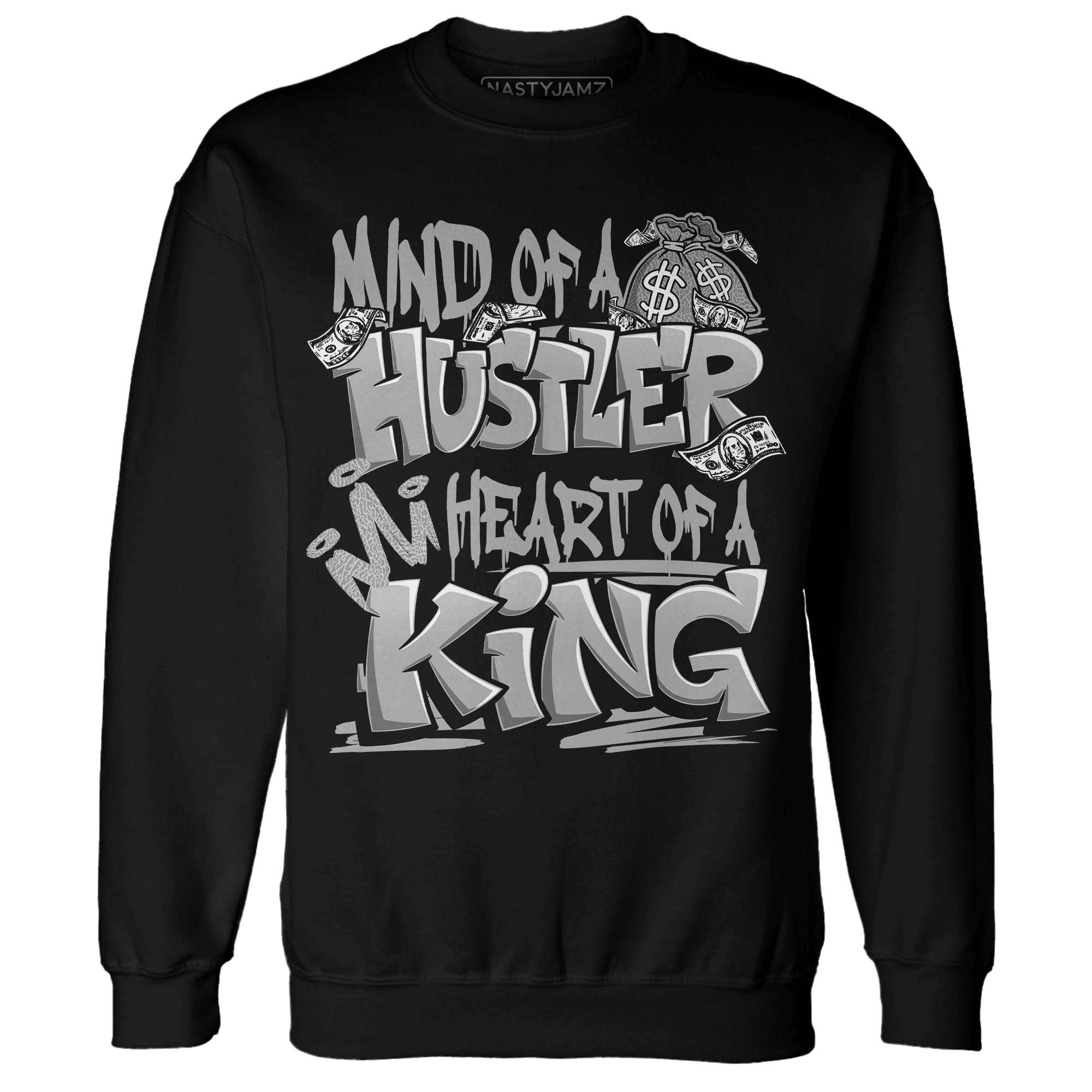 Craft Ivory 3s Sweatshirt Match Hustler Heart King - NastyJamz