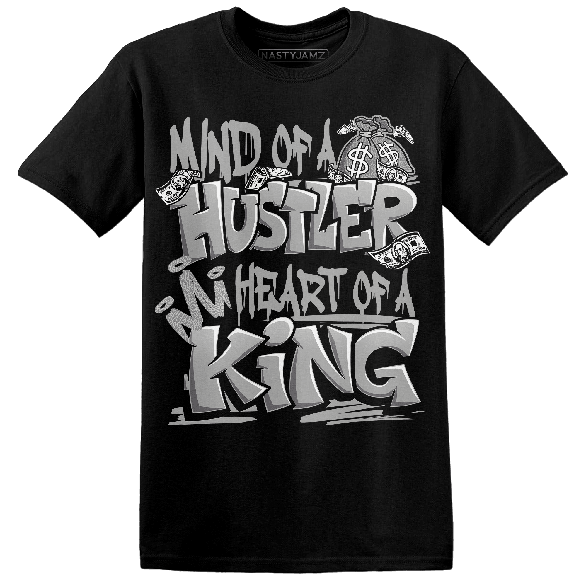 Craft Ivory 3s T Shirt Match Hustler Heart King - NastyJamz