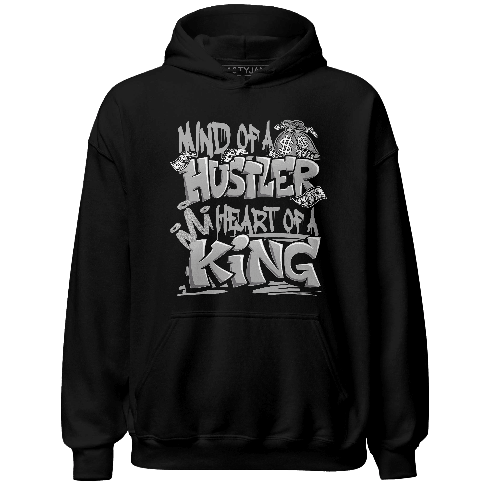 Craft Ivory 3s Hoodie Match Hustler Heart King - NastyJamz