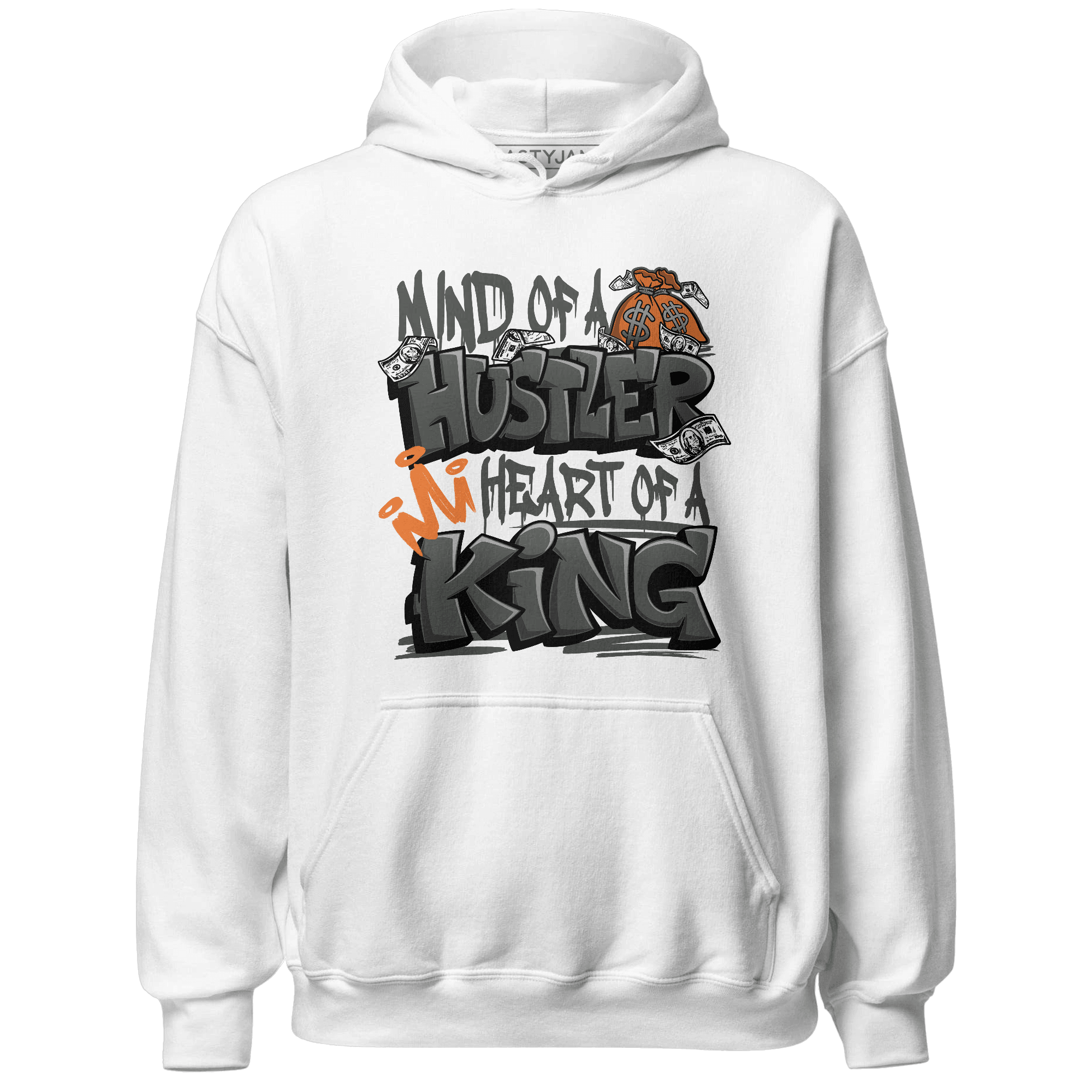 Fear Pack 3s Hoodie Match Hustler Heart King - NastyJamz