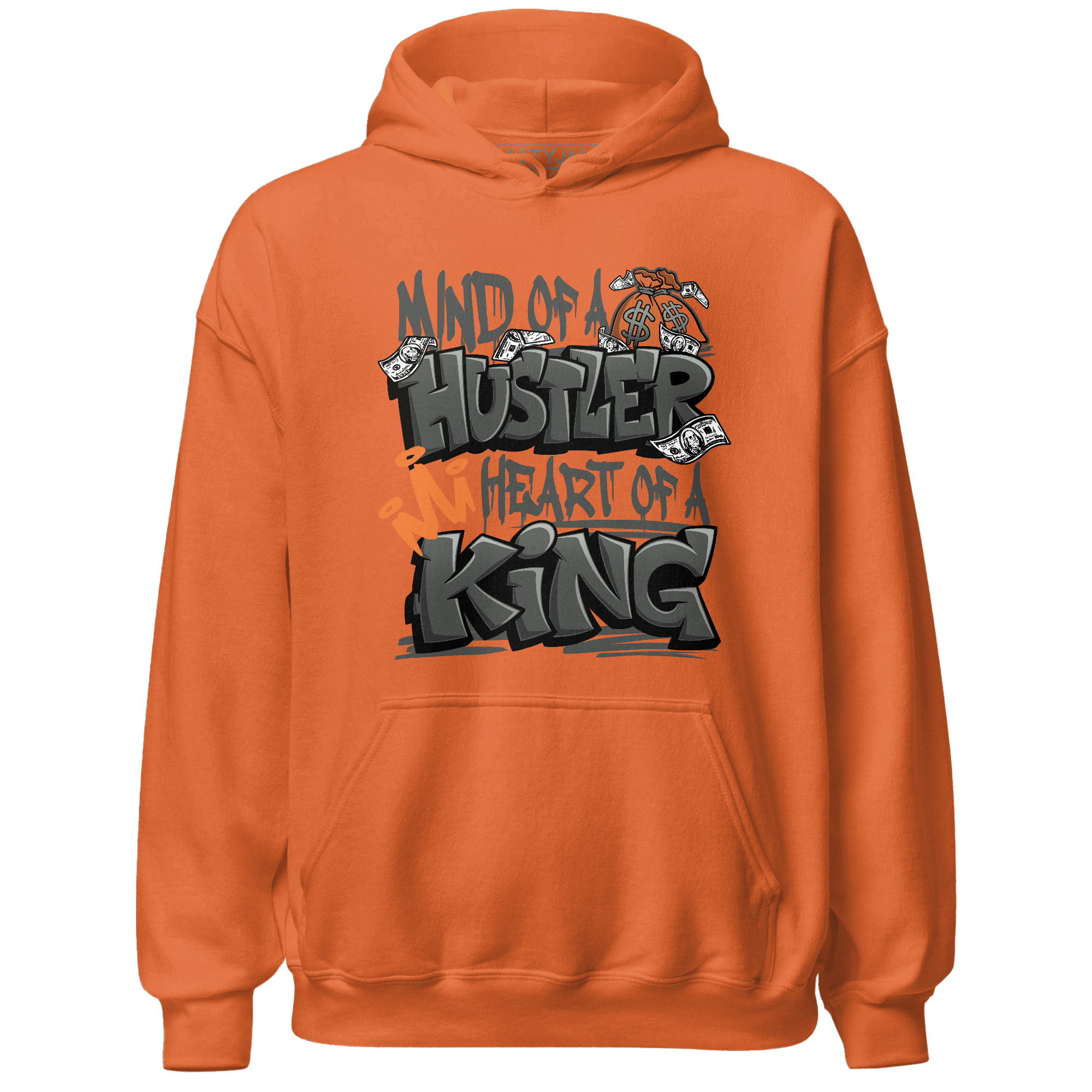 Fear Pack 3s Hoodie Match Hustler Heart King - NastyJamz