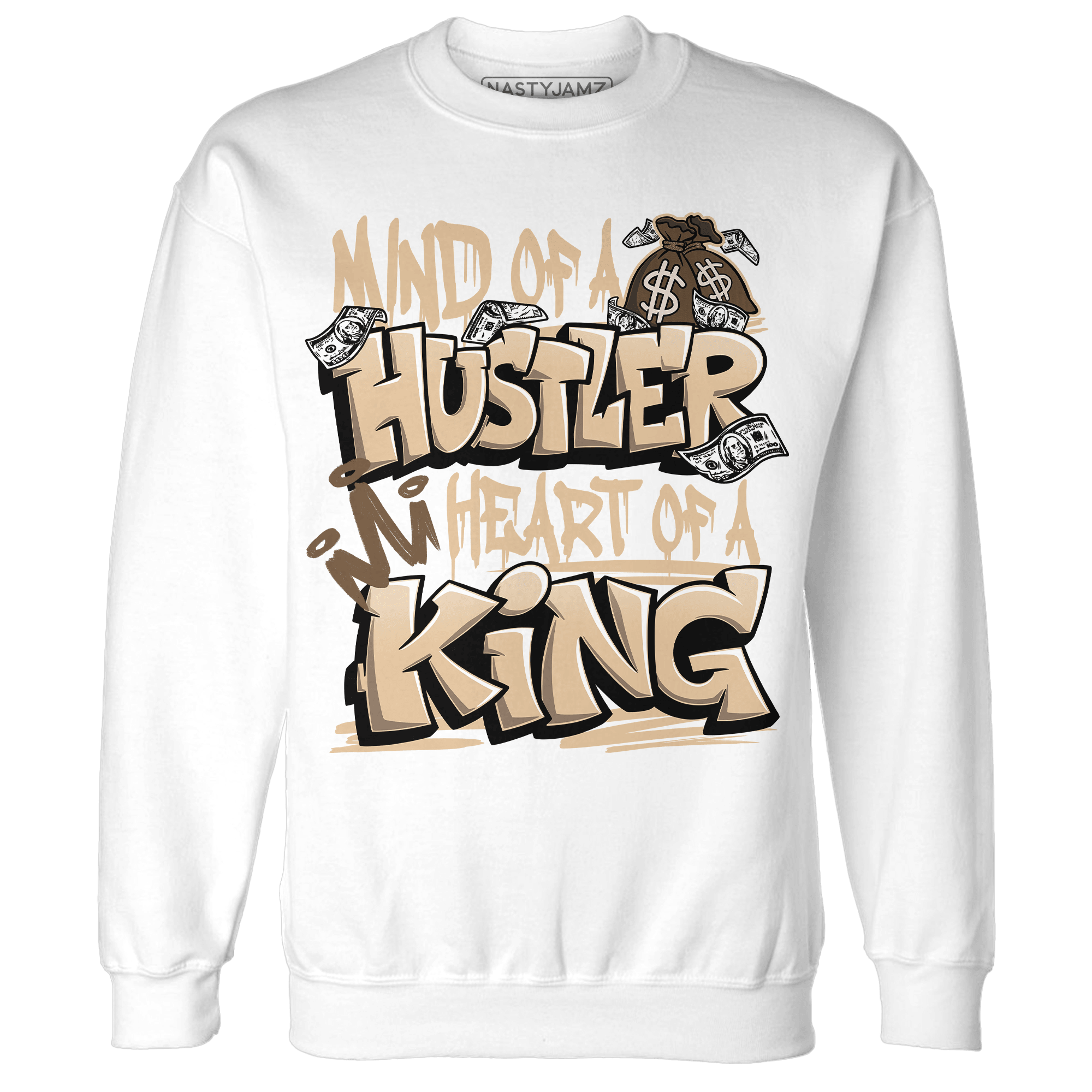 Palomino 3s Sweatshirt Match Hustler Heart King - NastyJamz