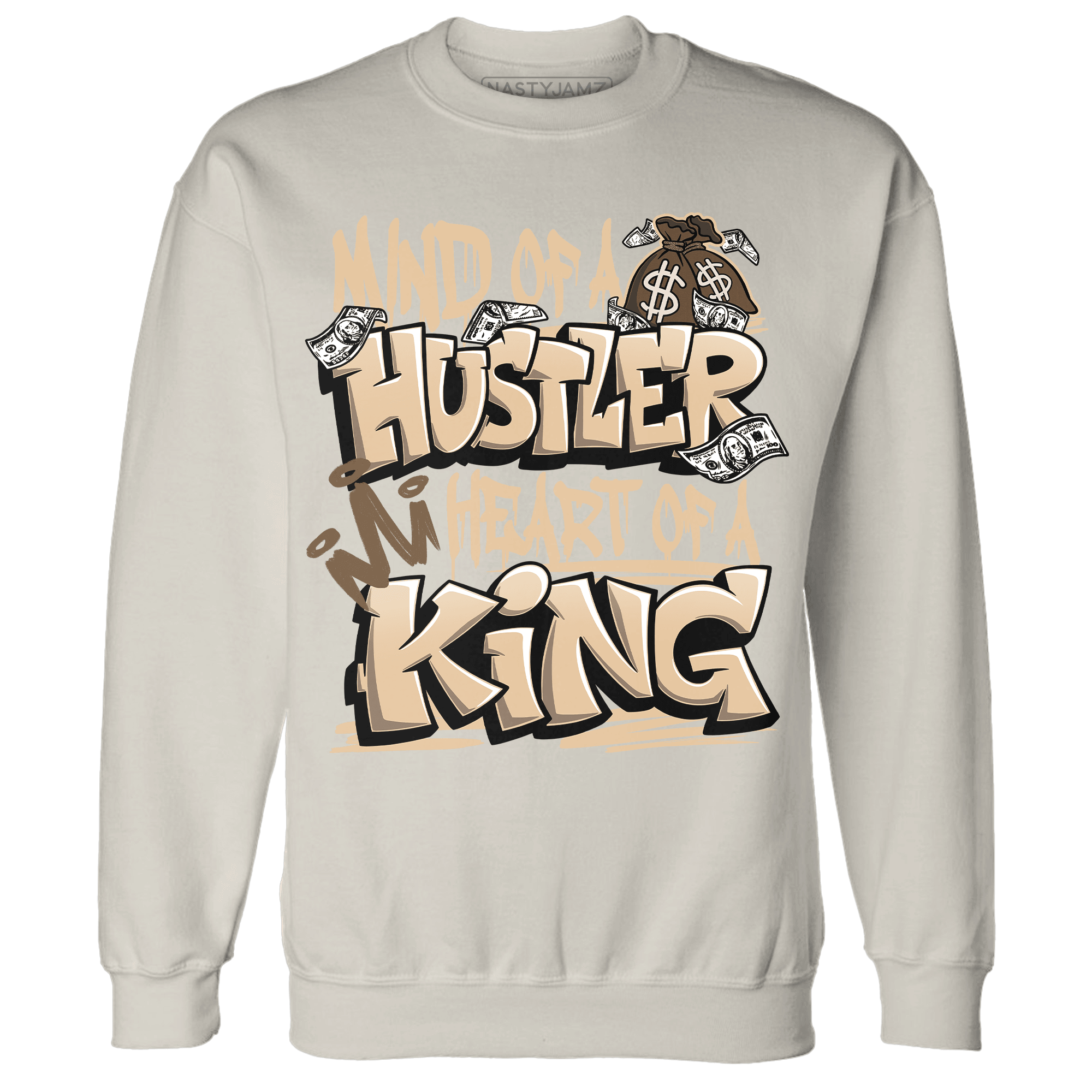 Palomino 3s Sweatshirt Match Hustler Heart King - NastyJamz
