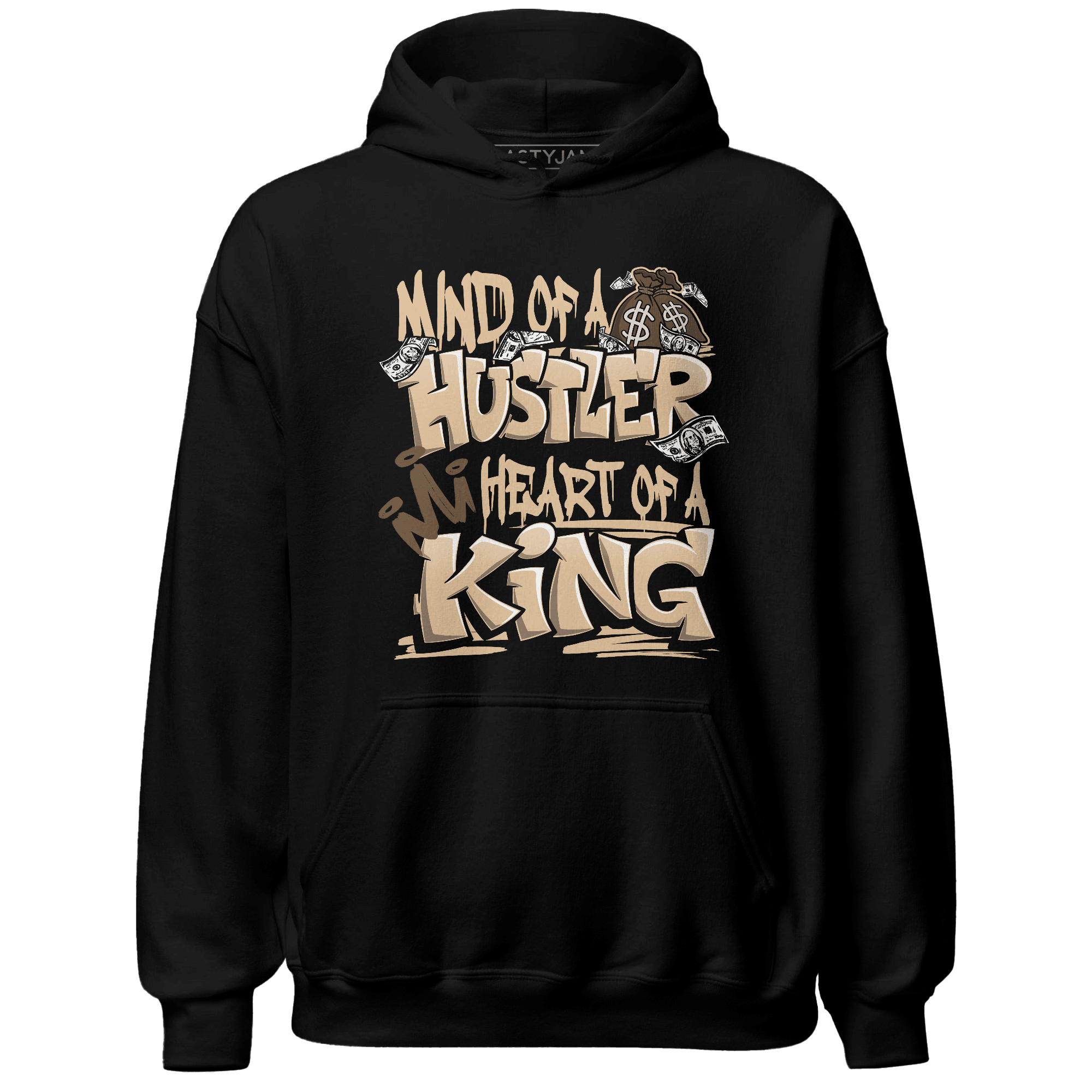 Palomino 3s Hoodie Match Hustler Heart King - NastyJamz