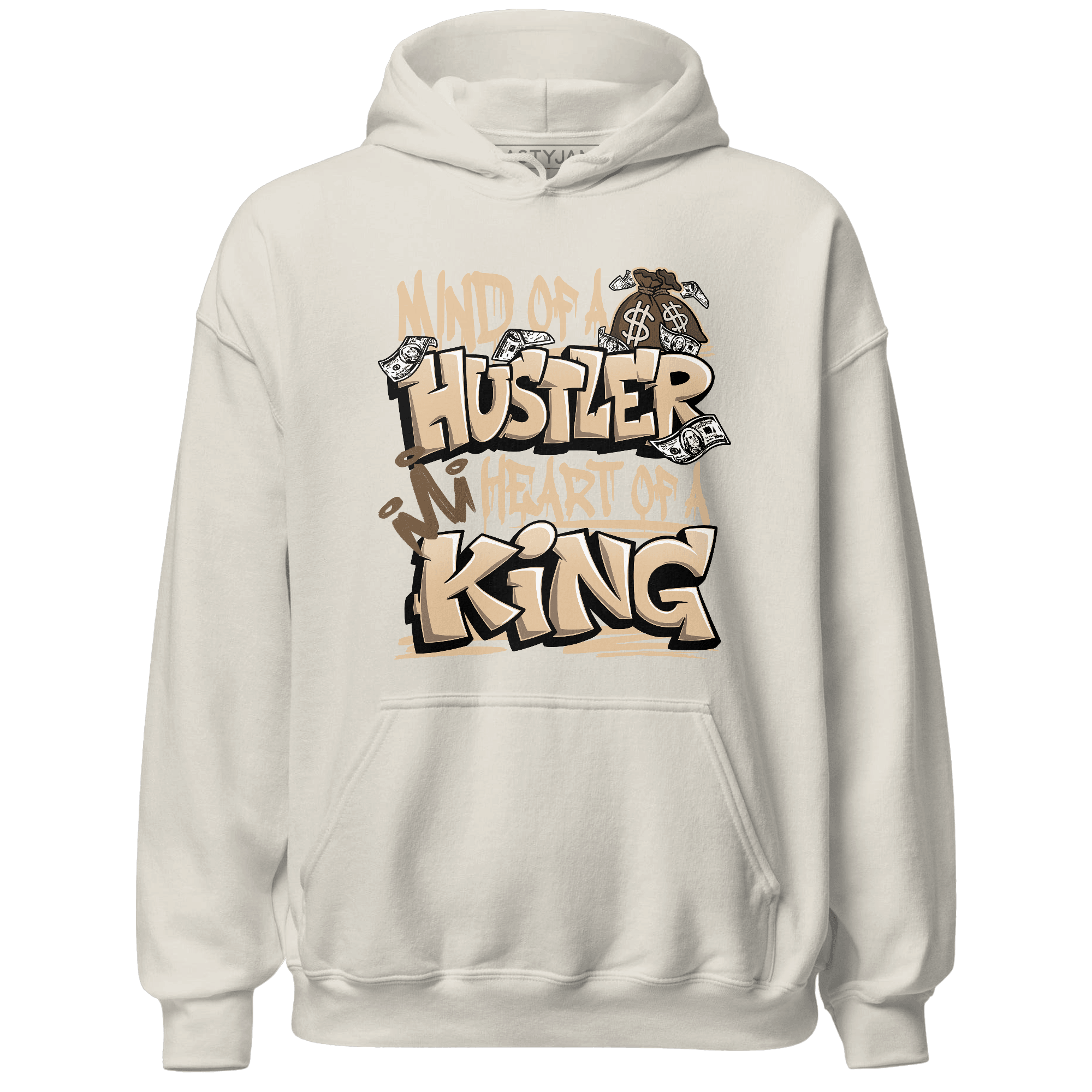 Palomino 3s Hoodie Match Hustler Heart King - NastyJamz