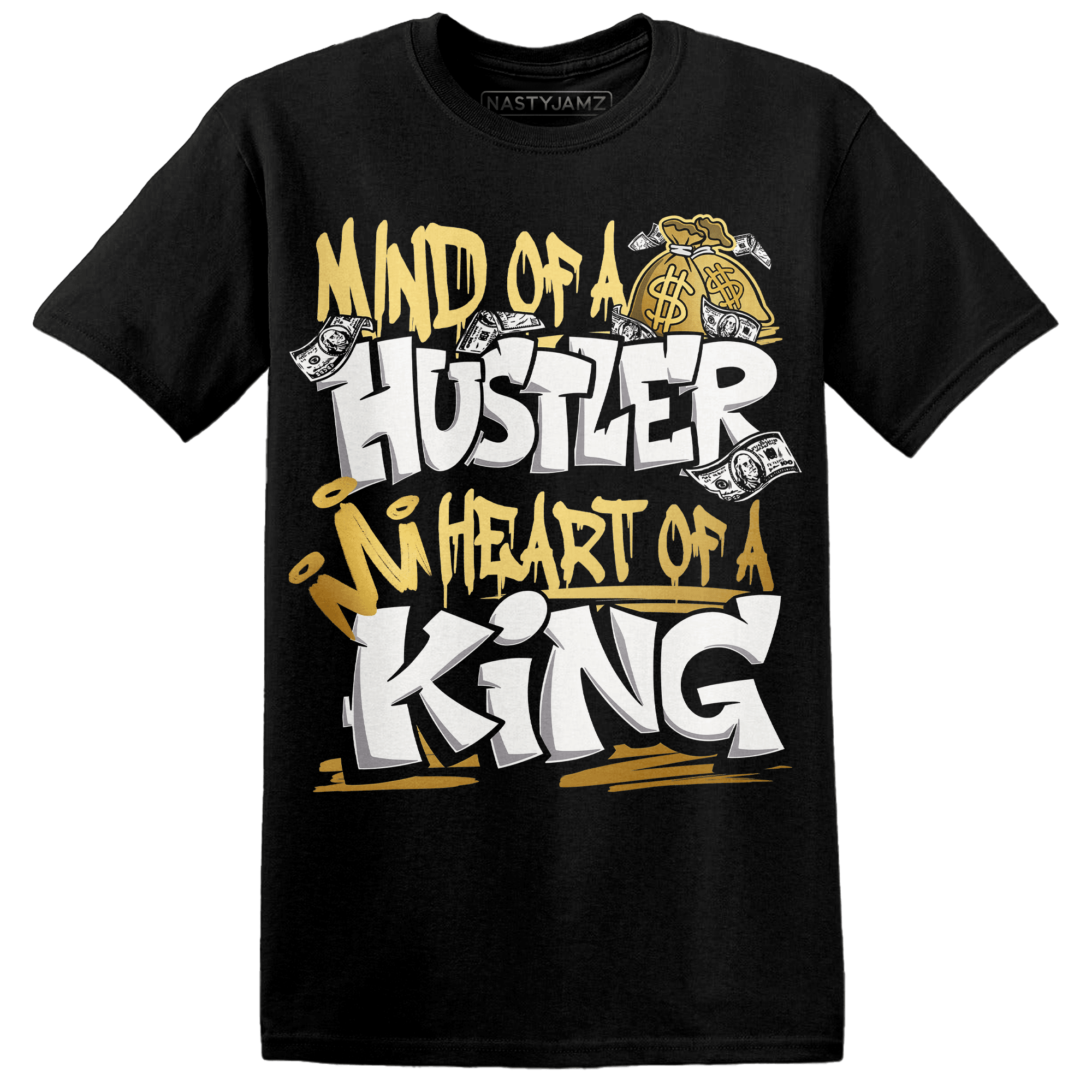 Sail 4s T Shirt Match Hustler Heart King - NastyJamz