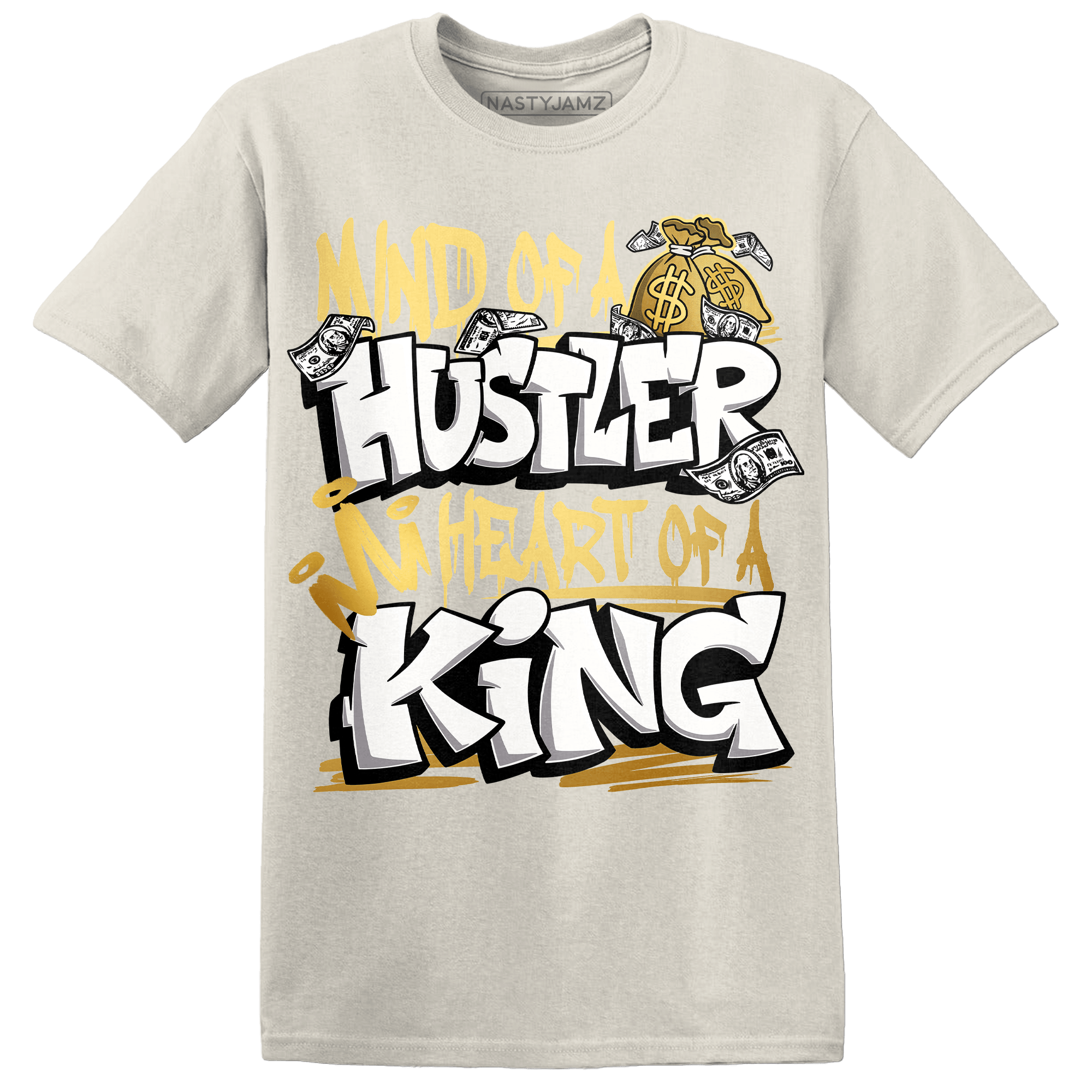 Sail 4s T Shirt Match Hustler Heart King - NastyJamz