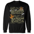 Olive 5s Sweatshirt Match Hustler Heart King - NastyJamz
