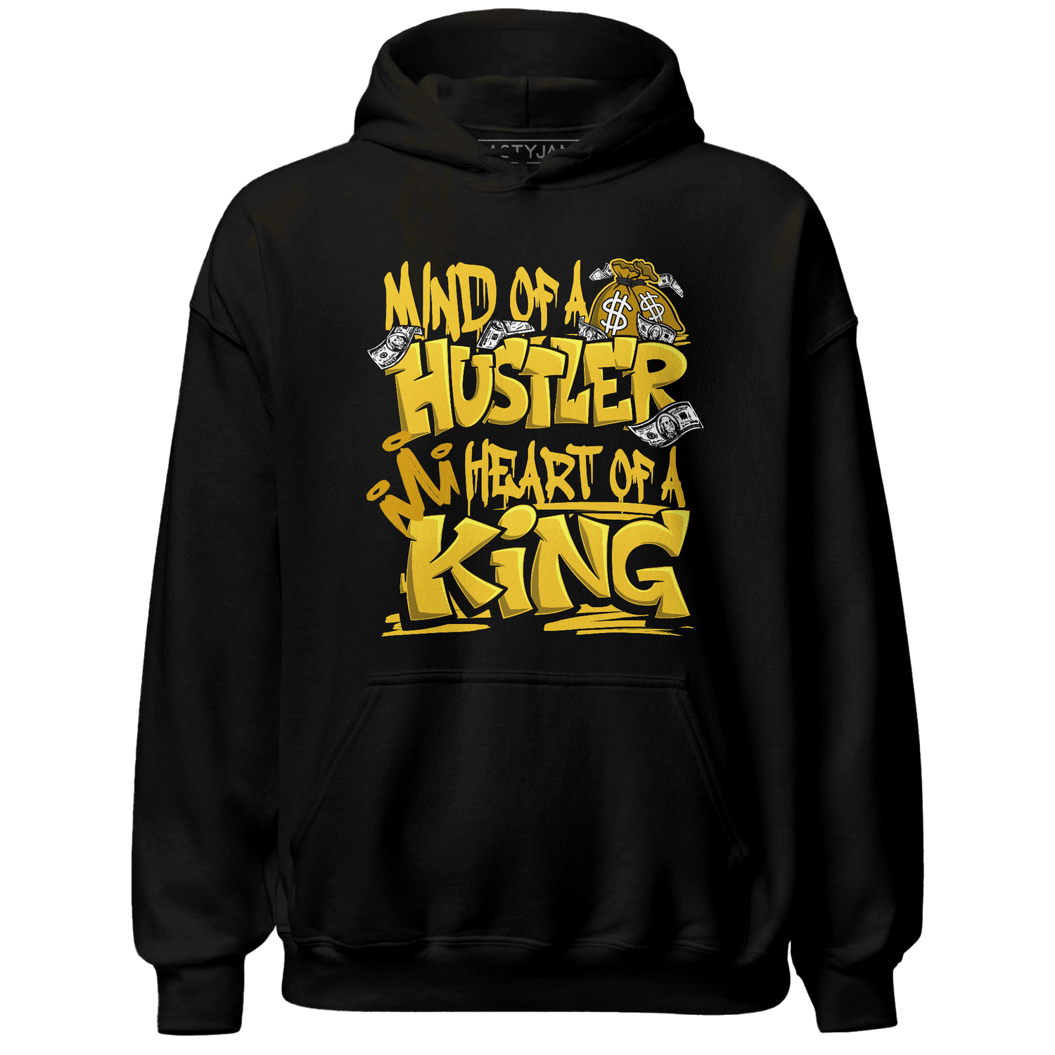 Yellow Ochre 6s Hoodie Match Hustler Heart King - NastyJamz