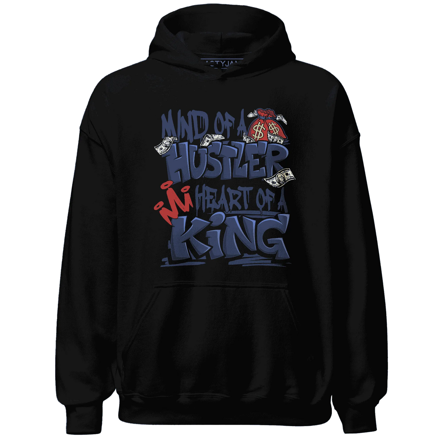 VaporMax-Air-Plus-Midnight-Navy-Gold-Black-NastyJamz-Hoodie-Match-Hustler-Heart-King