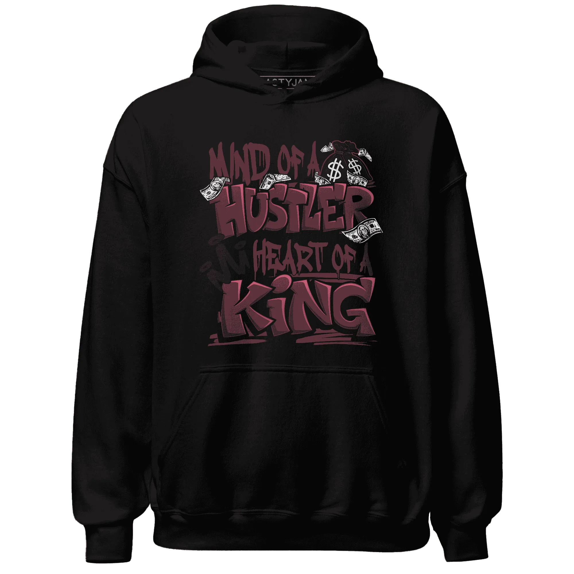 NastyJamz-VaporMax-Night-Maron-Burgundy-Hoodie-Match-Hustler-Heart-King