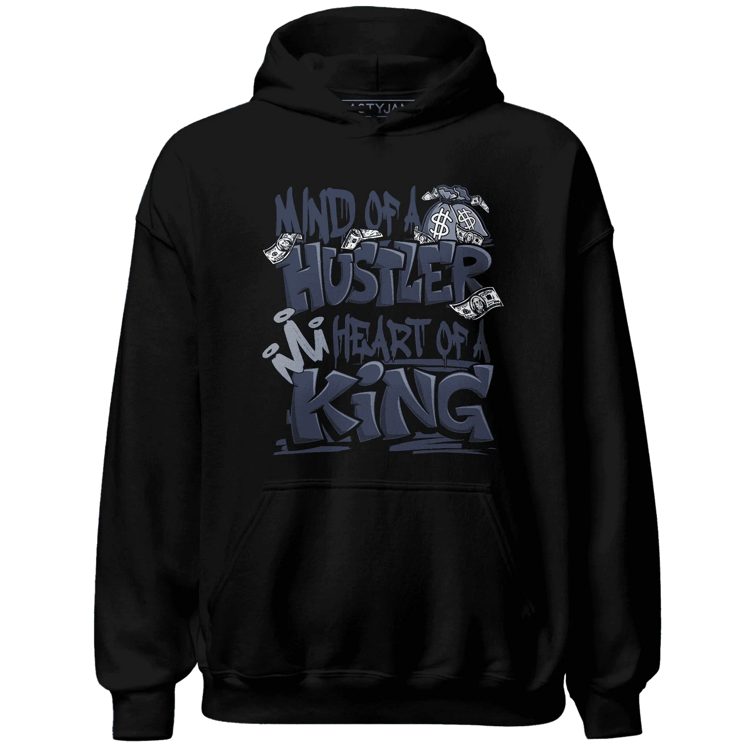 VaporMax-Plus-Midnight-Navy-White-Metallic-Silver-NastyJamz-Hoodie-Match-Hustler-Heart-King